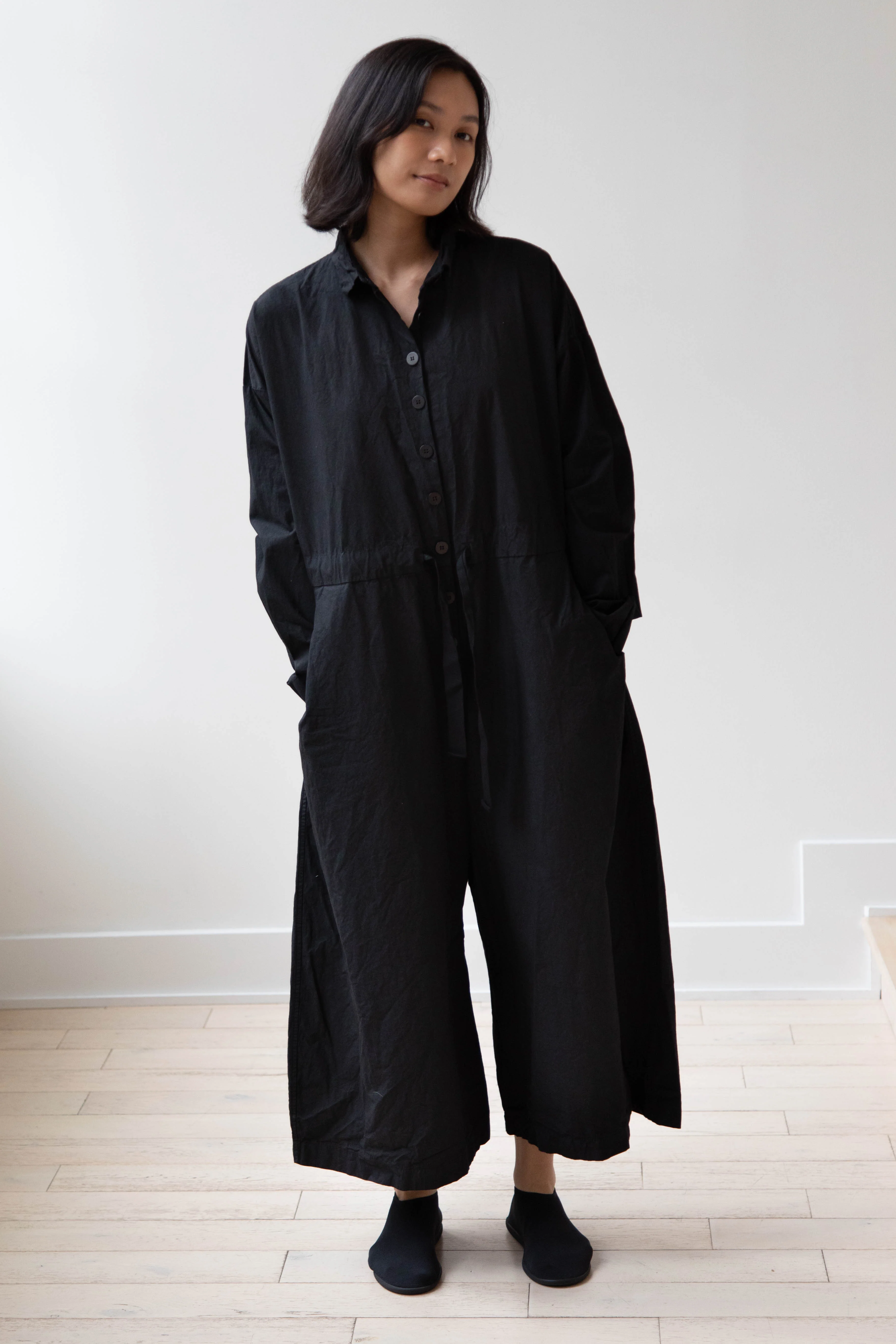 Album di Famiglia | Cargo Jumpsuit CC in Black - Image 4