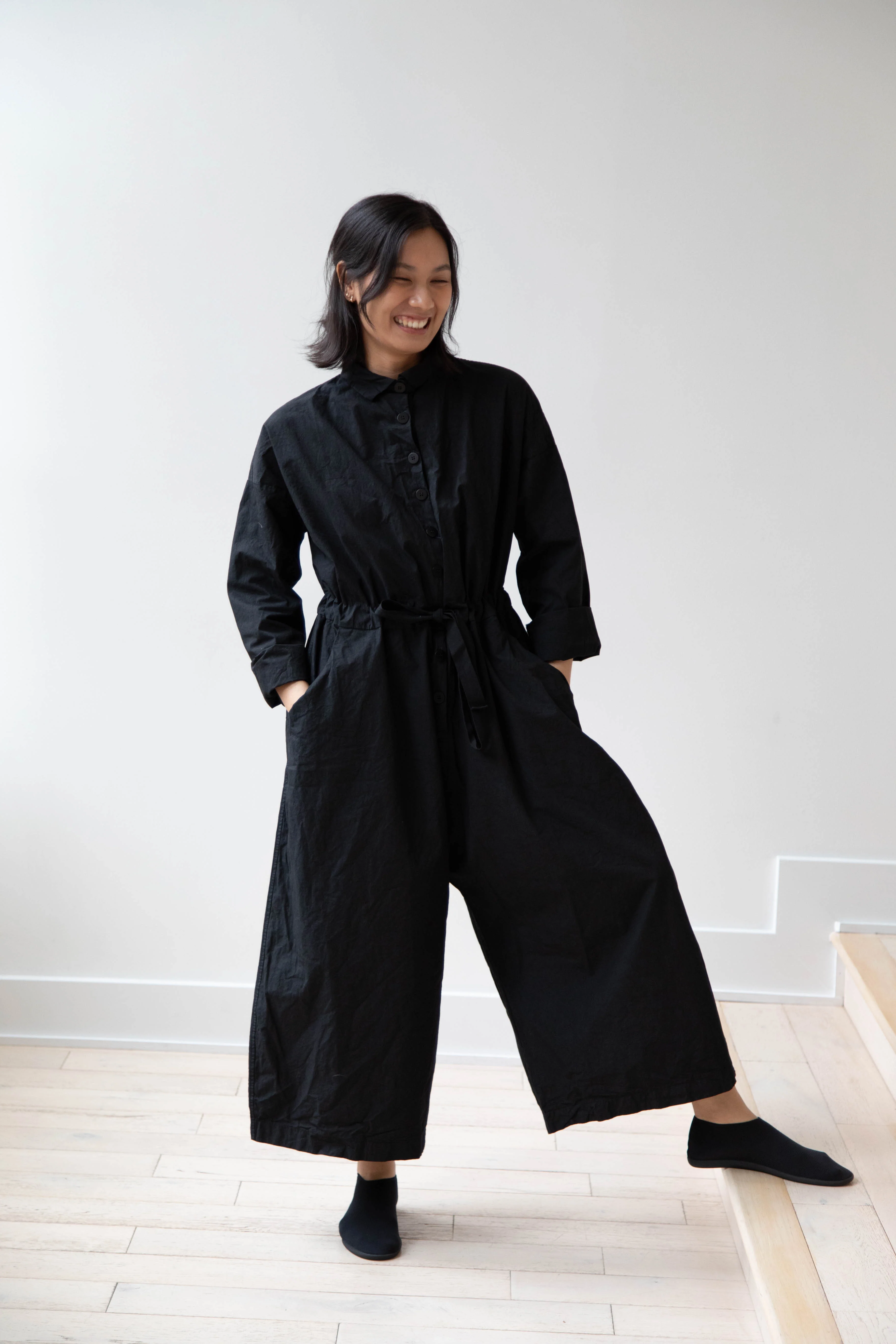 Album di Famiglia | Cargo Jumpsuit CC in Black - Image 41