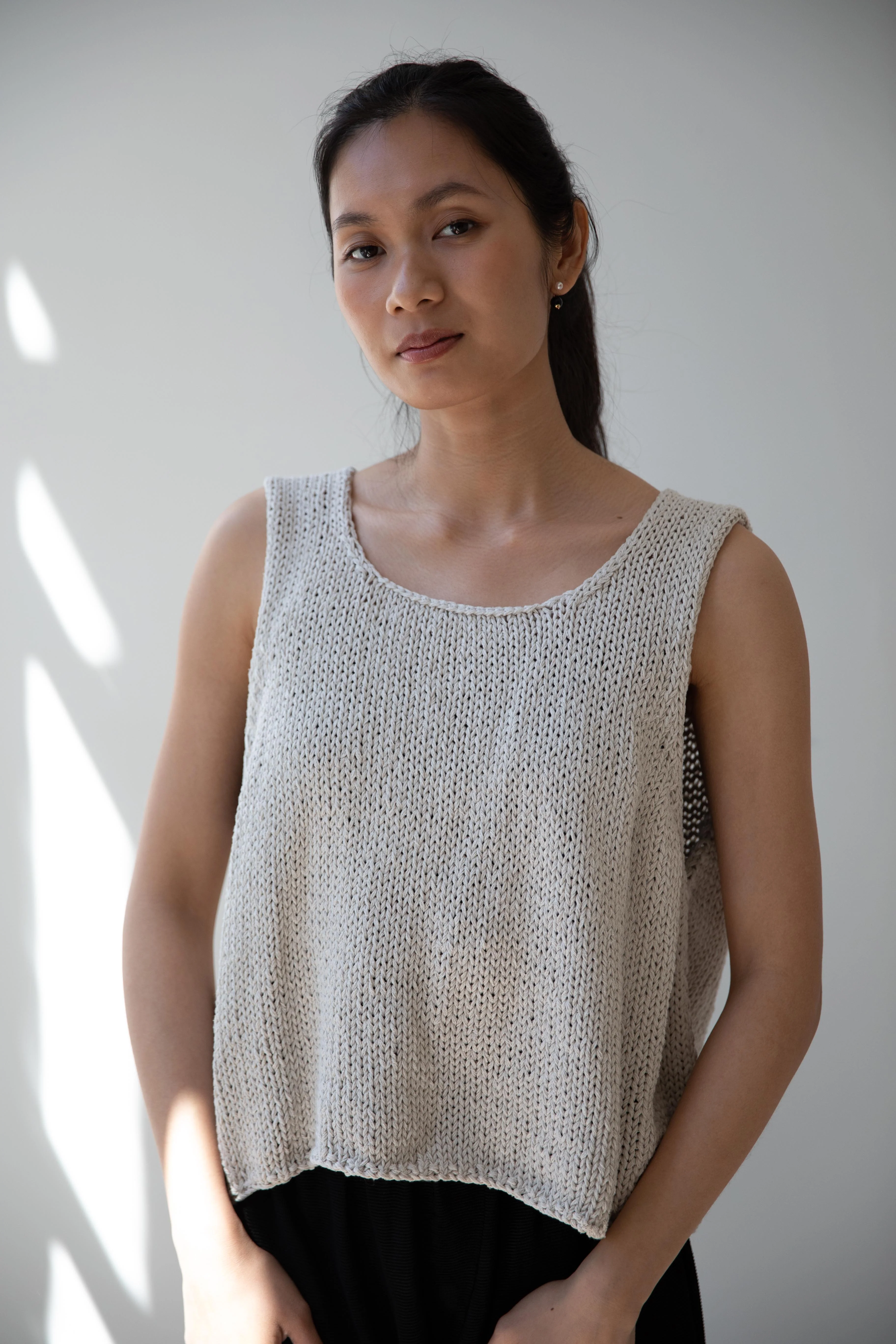 Album di Famiglia | HK Bourrette Silk Vest in Off White - Image 5