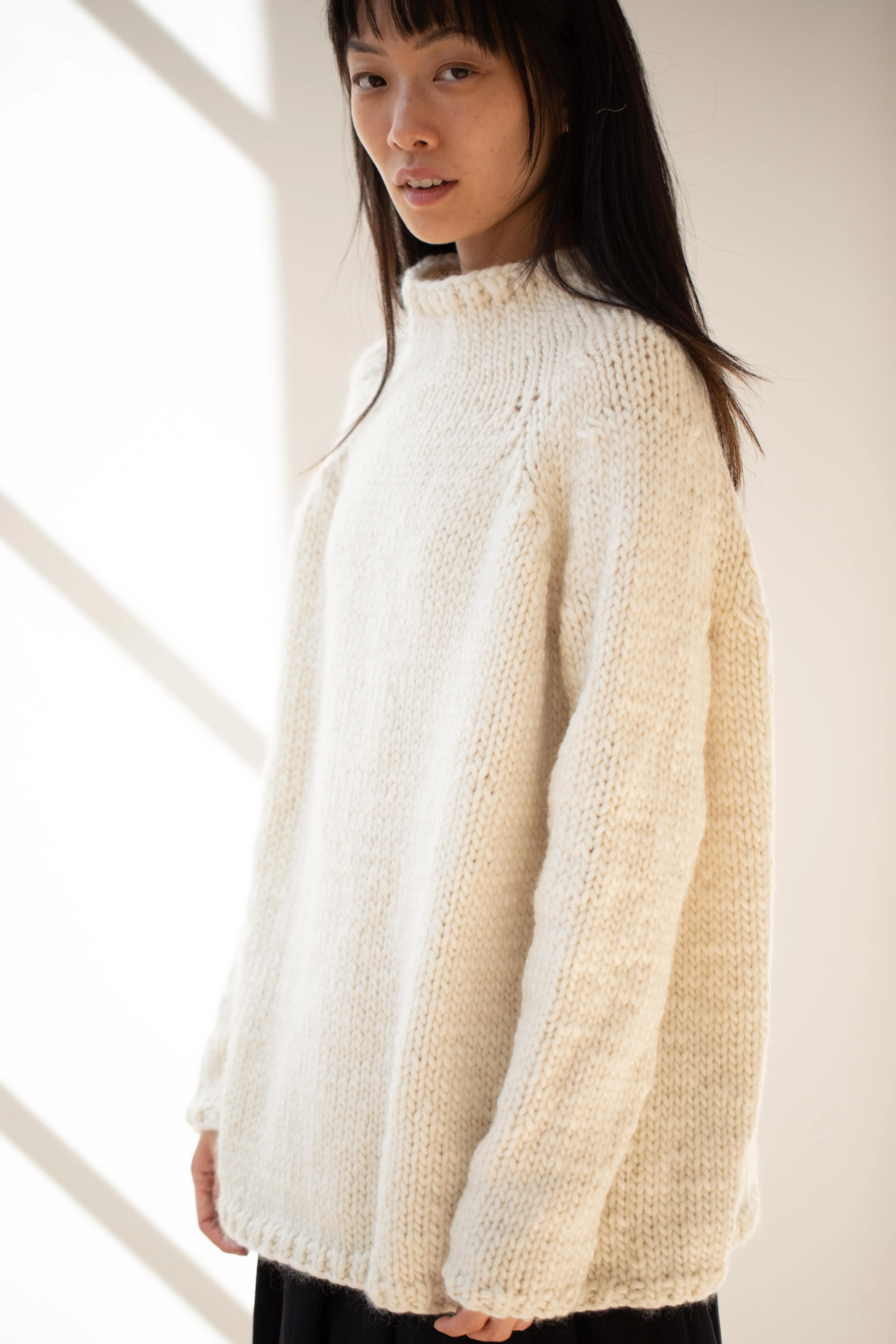 Album di Famiglia | HK Dolcevita Sweater in Milk - Image 4