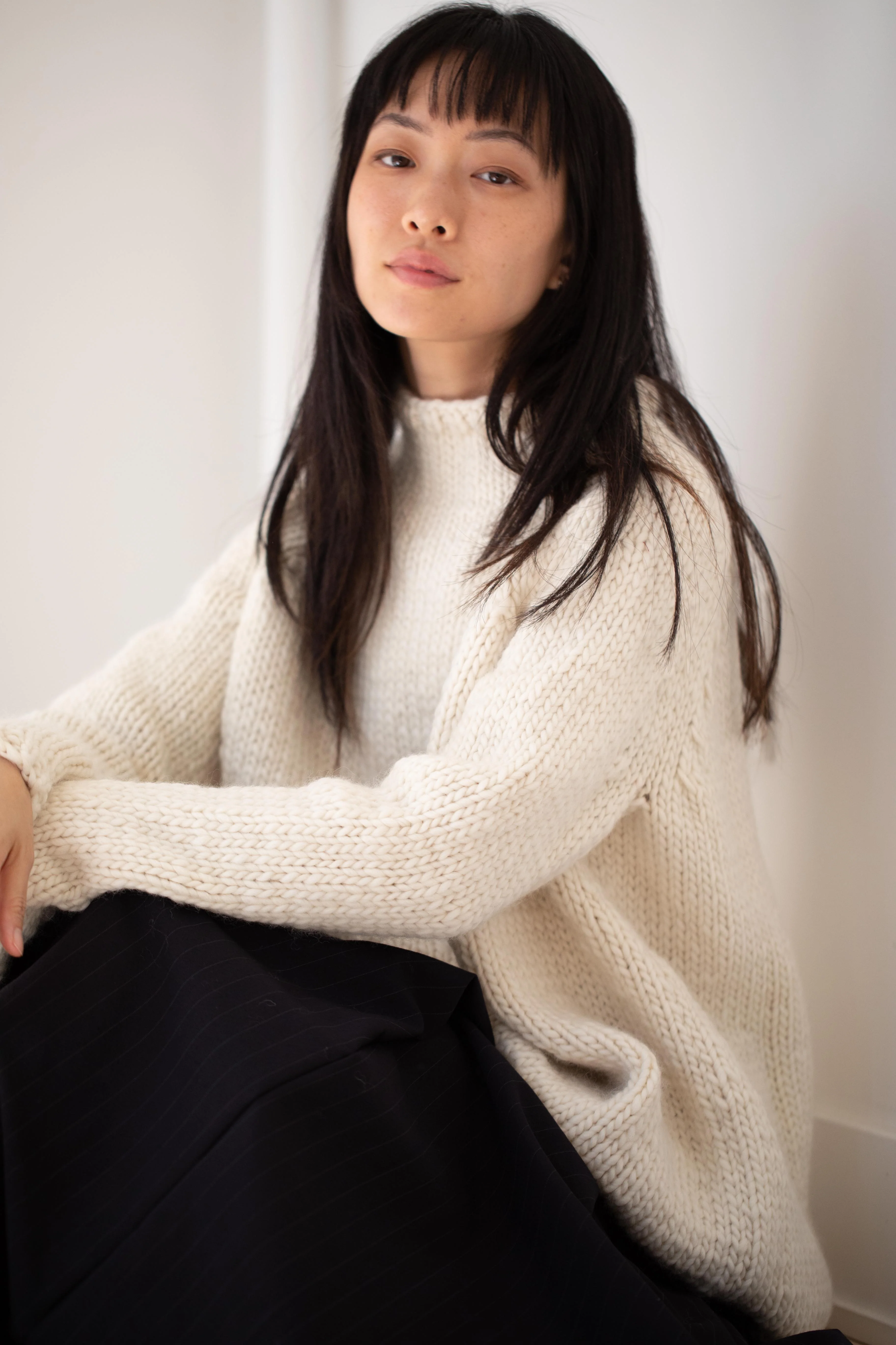 Album di Famiglia | HK Dolcevita Sweater in Milk - Image 8