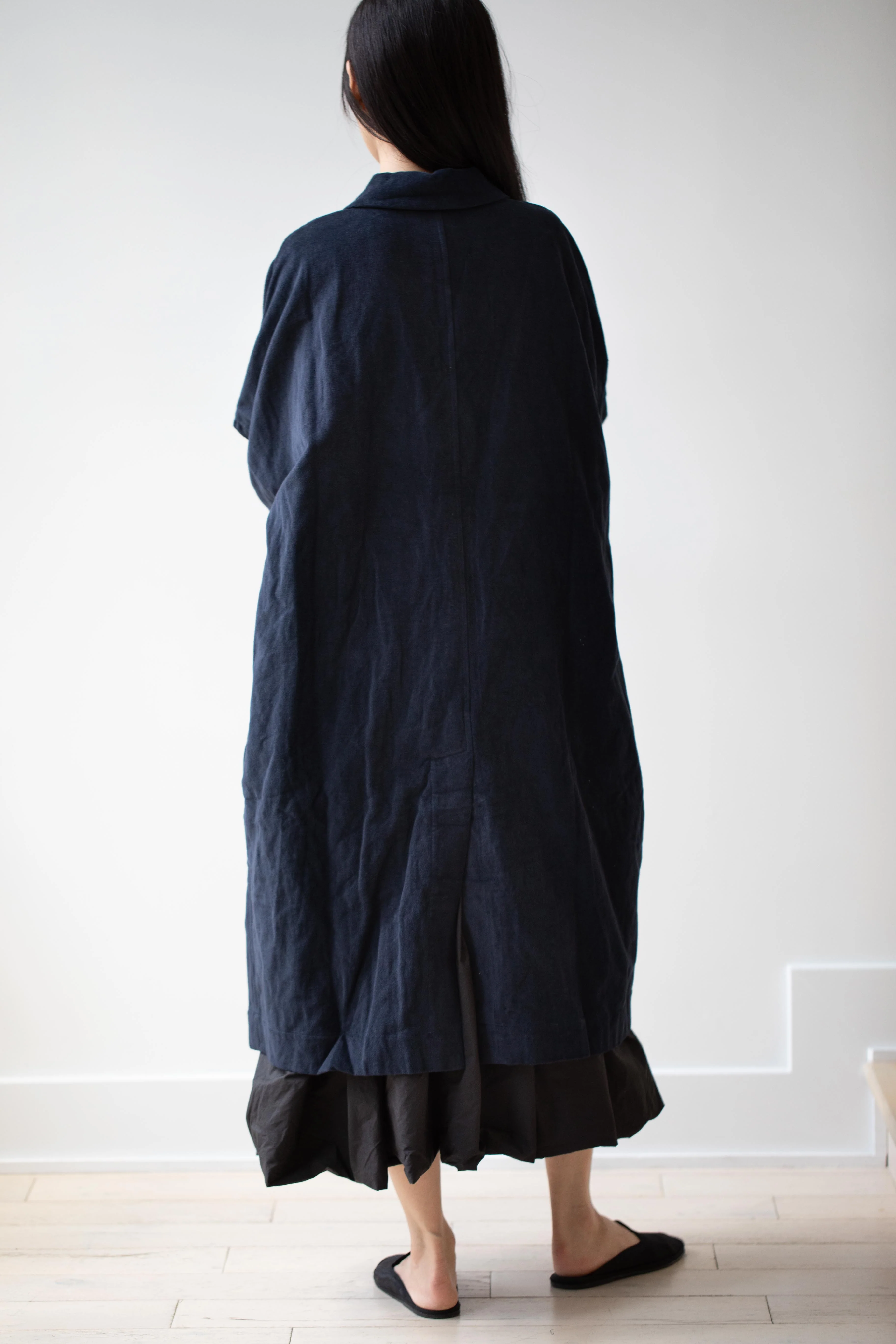 Album di Famiglia | Inox Velvet Loose Coat in Ink - Image 40