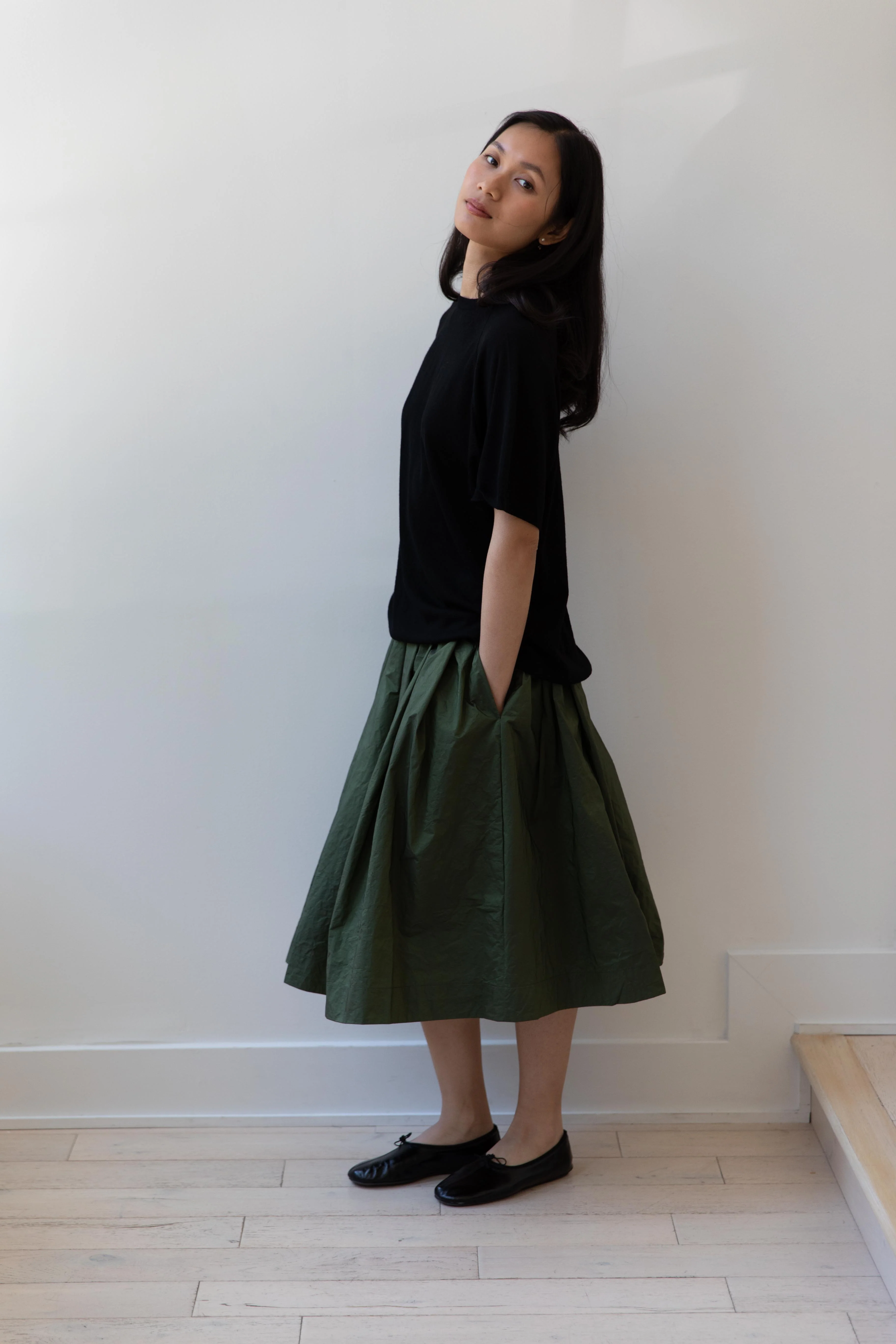 Album di Famiglia | Pleated Skirt N in Green - Image 19