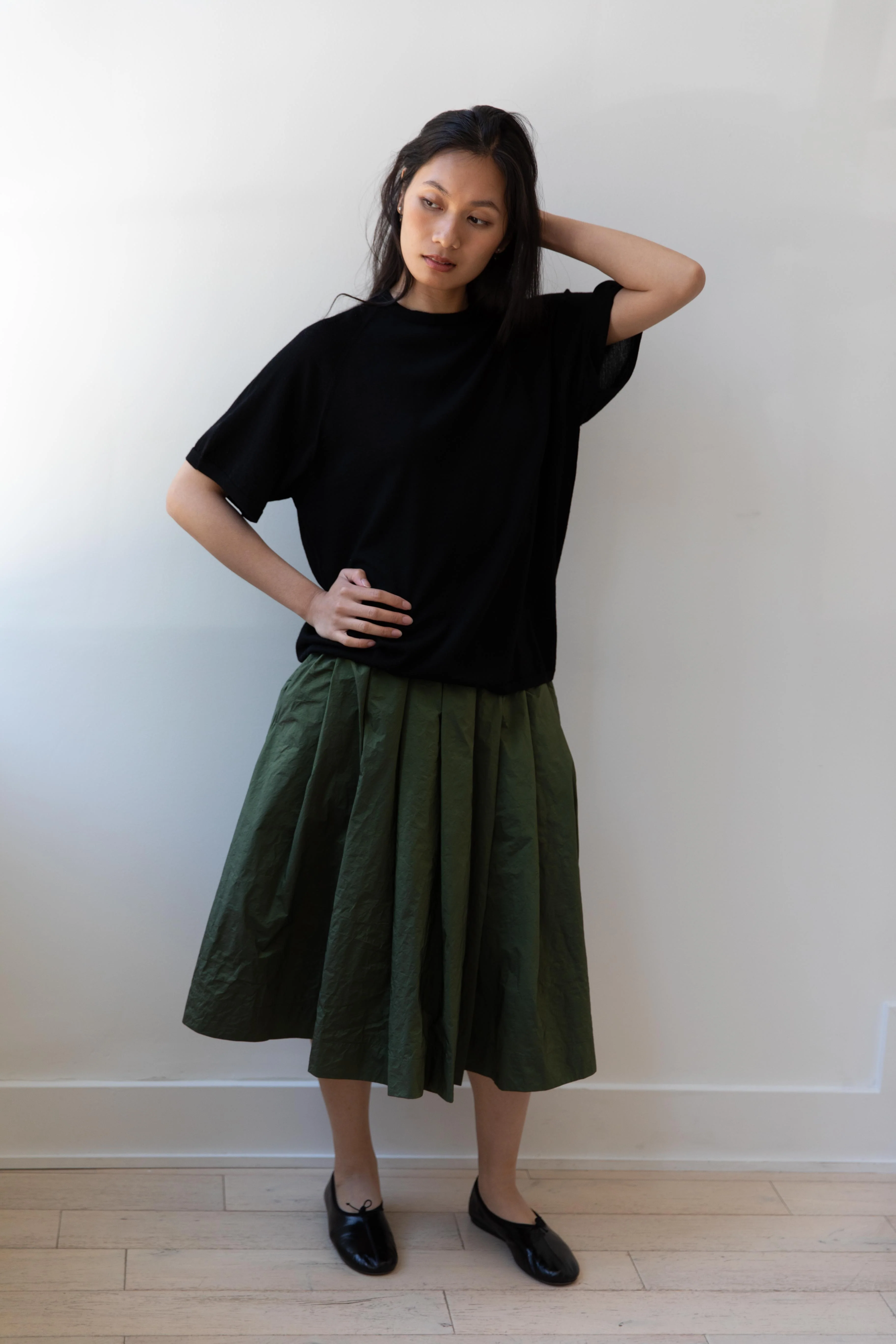 Album di Famiglia | Pleated Skirt N in Green - Image 2