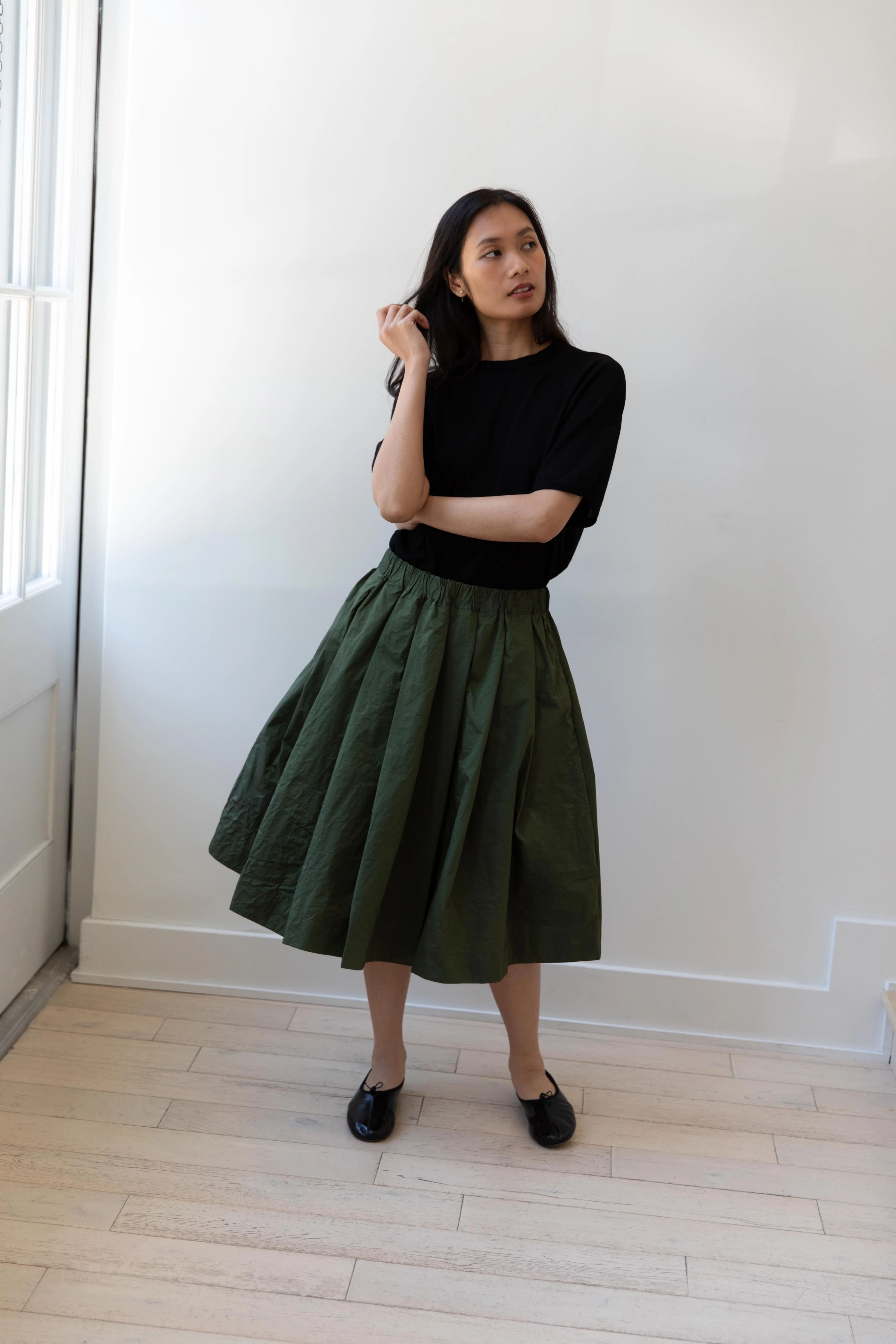 Album di Famiglia | Pleated Skirt N in Green - Image 38