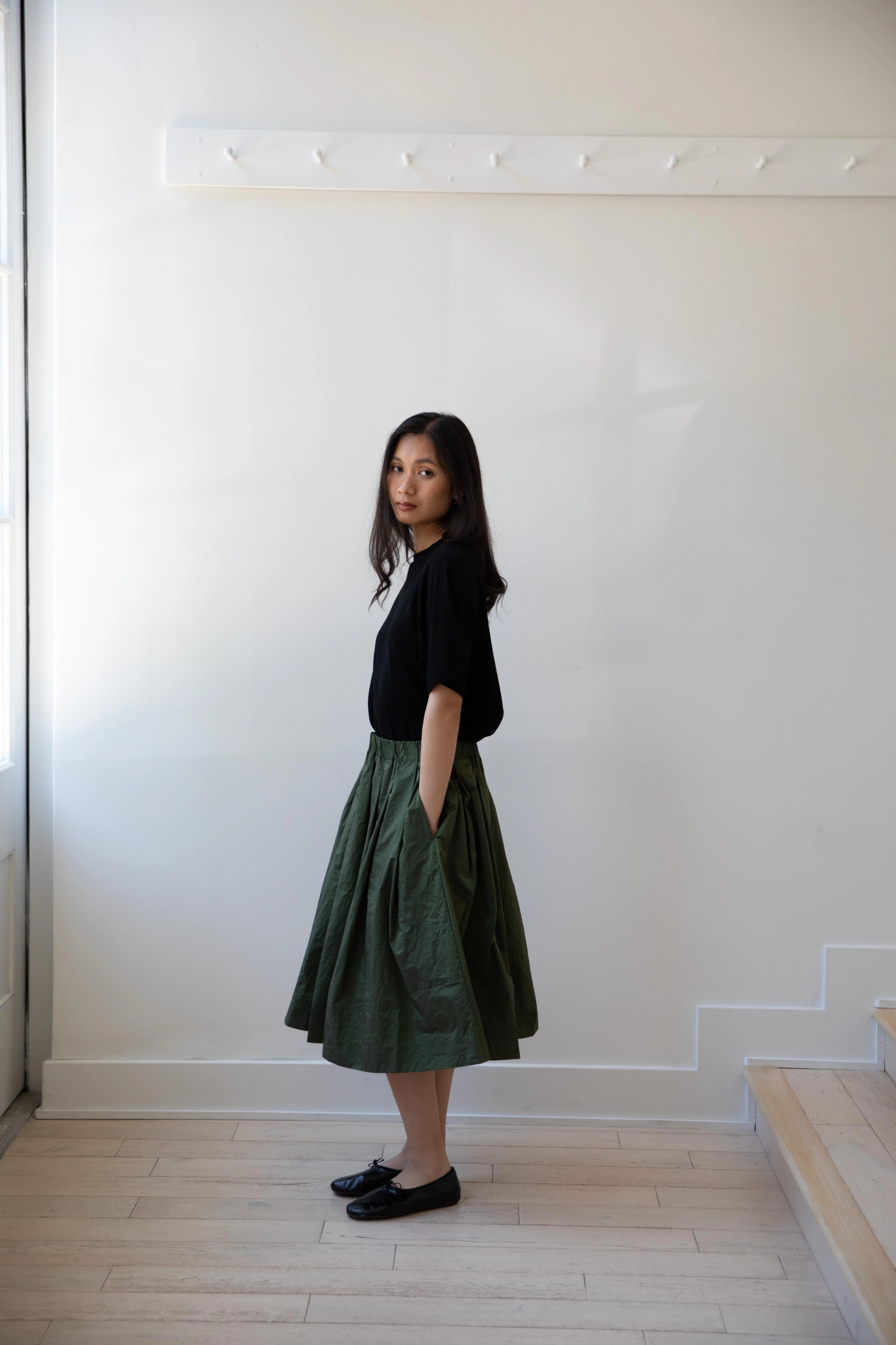 Album di Famiglia | Pleated Skirt N in Green - Image 40