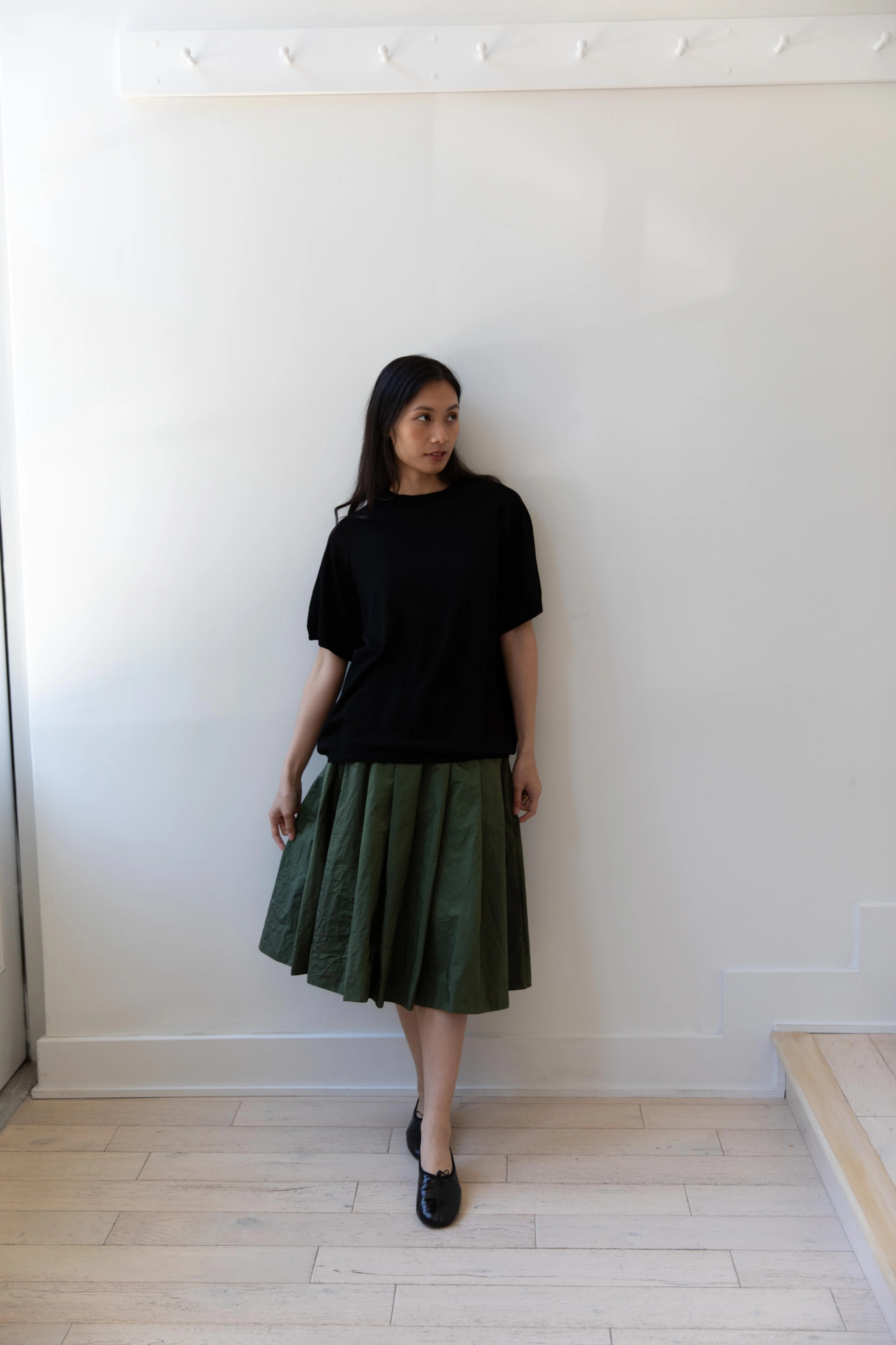Album di Famiglia | Pleated Skirt N in Green - Image 6