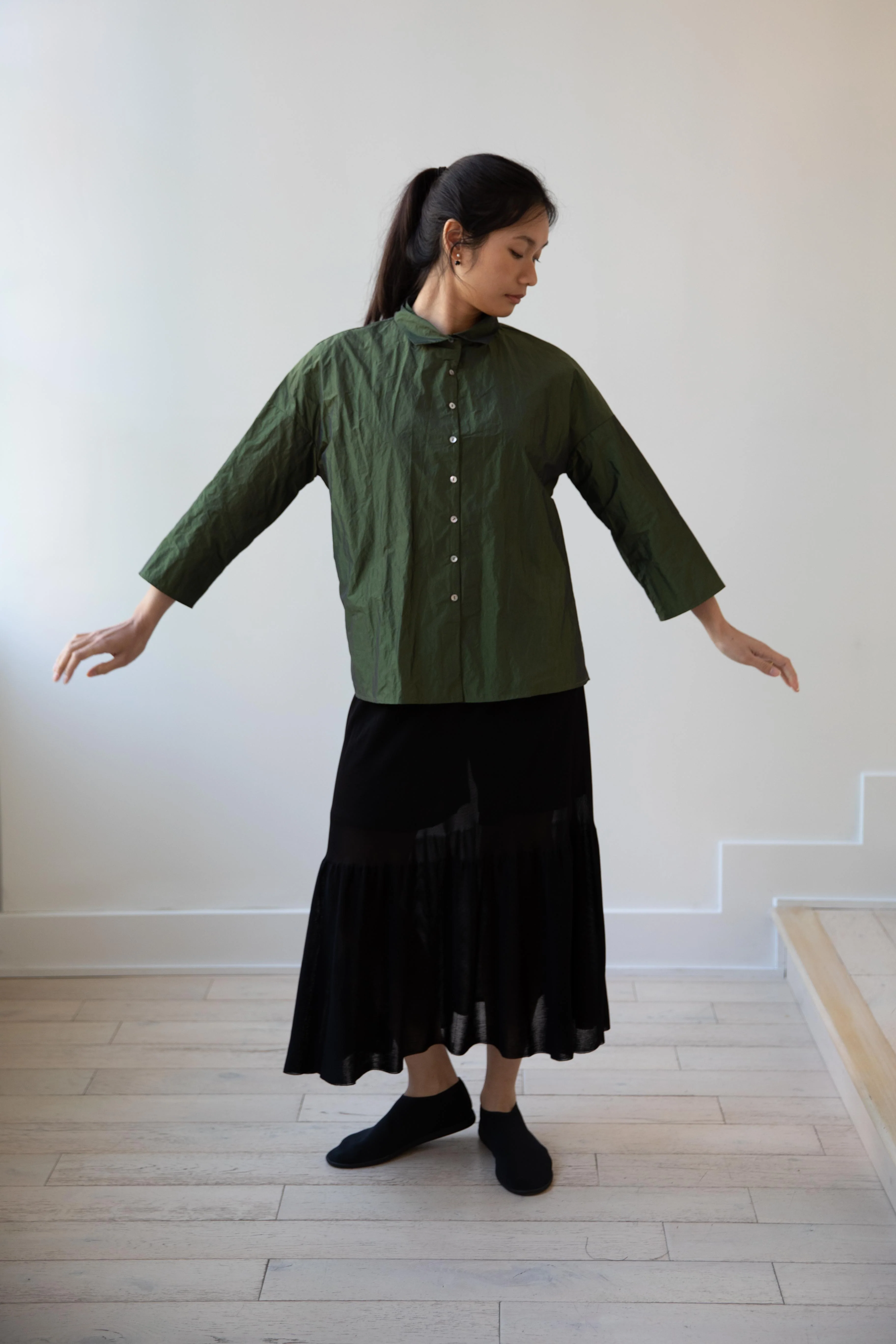 Album di Famiglia | Short Collar Shirt N in Green - Image 15