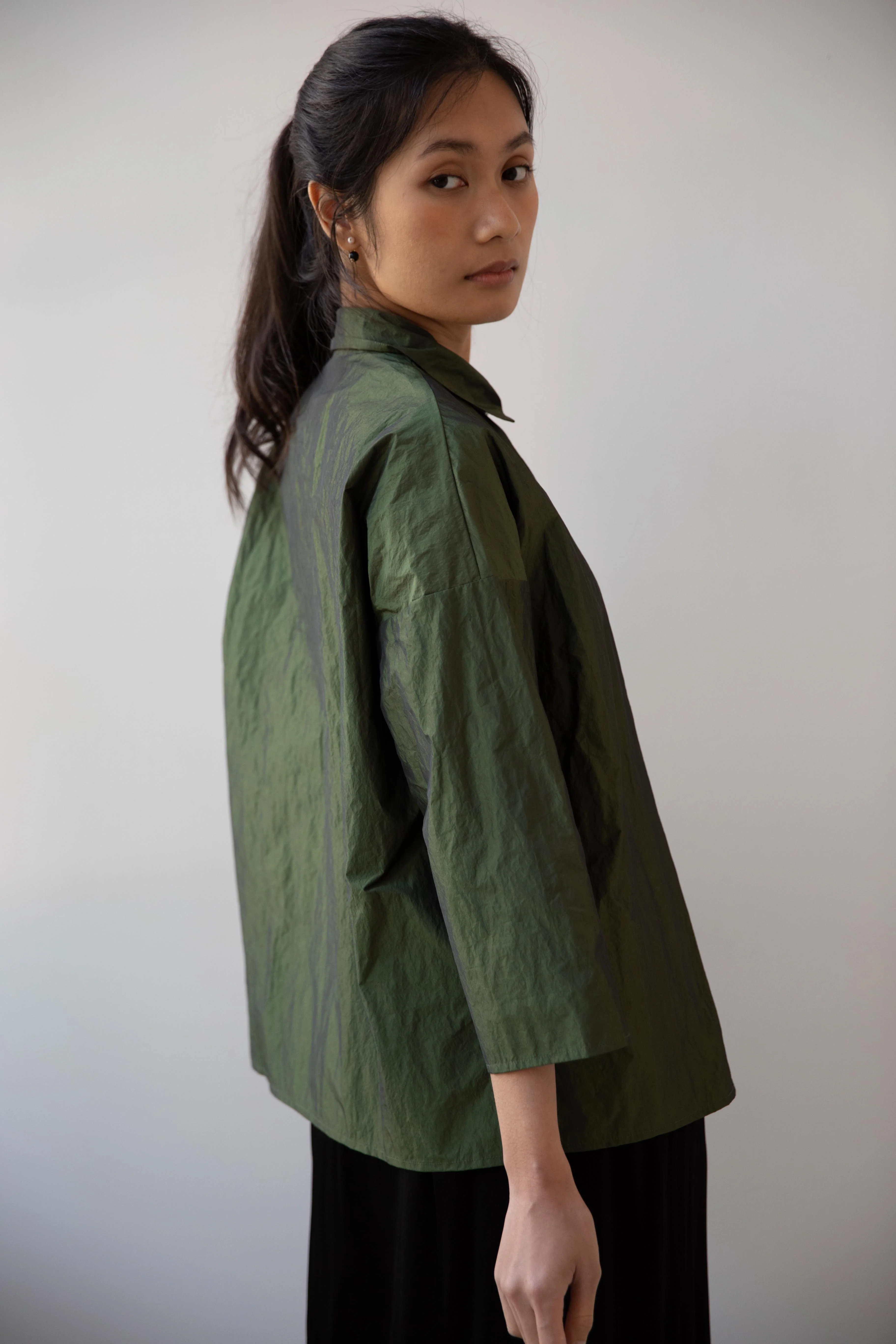 Album di Famiglia | Short Collar Shirt N in Green - Image 22