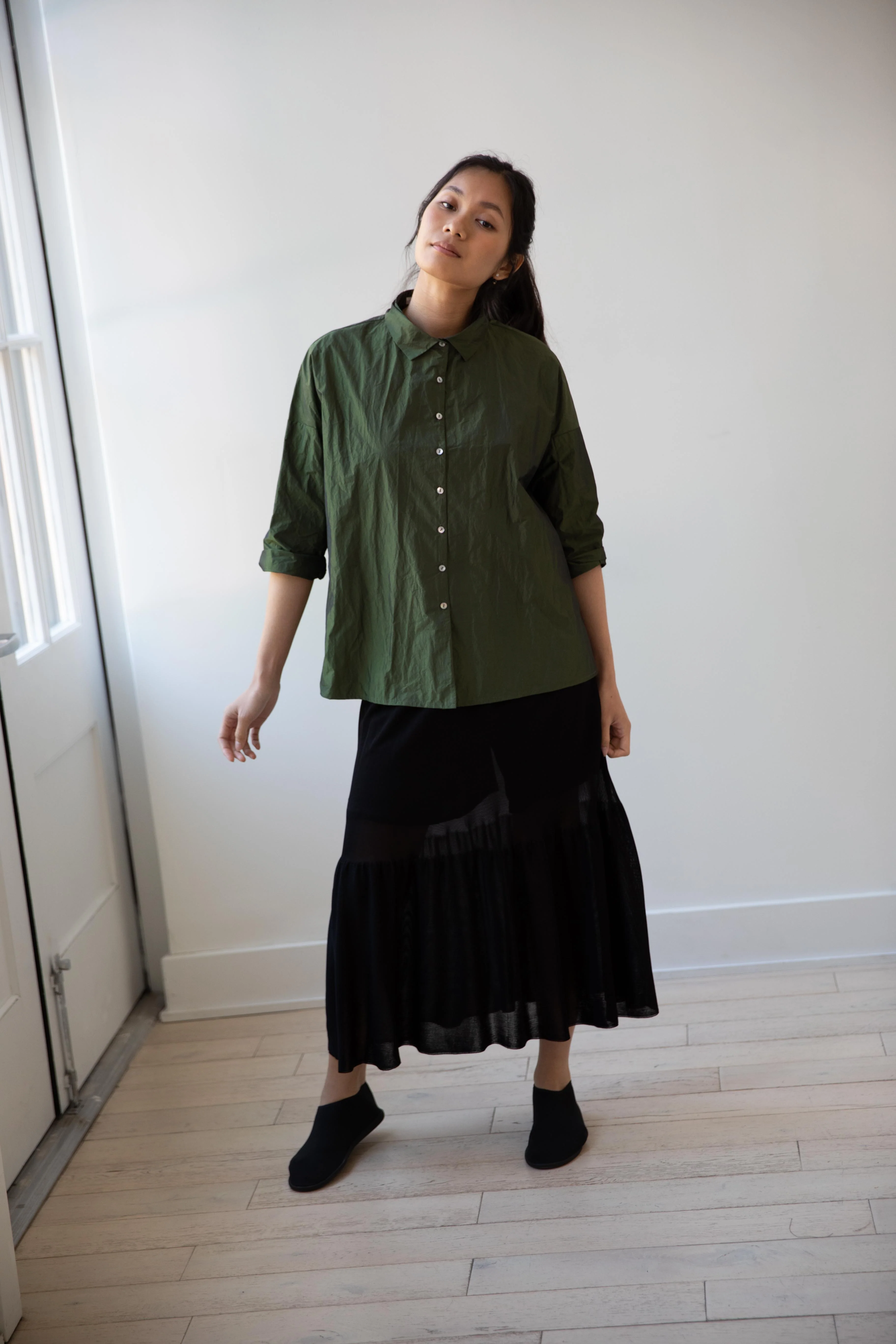 Album di Famiglia | Short Collar Shirt N in Green - Image 27