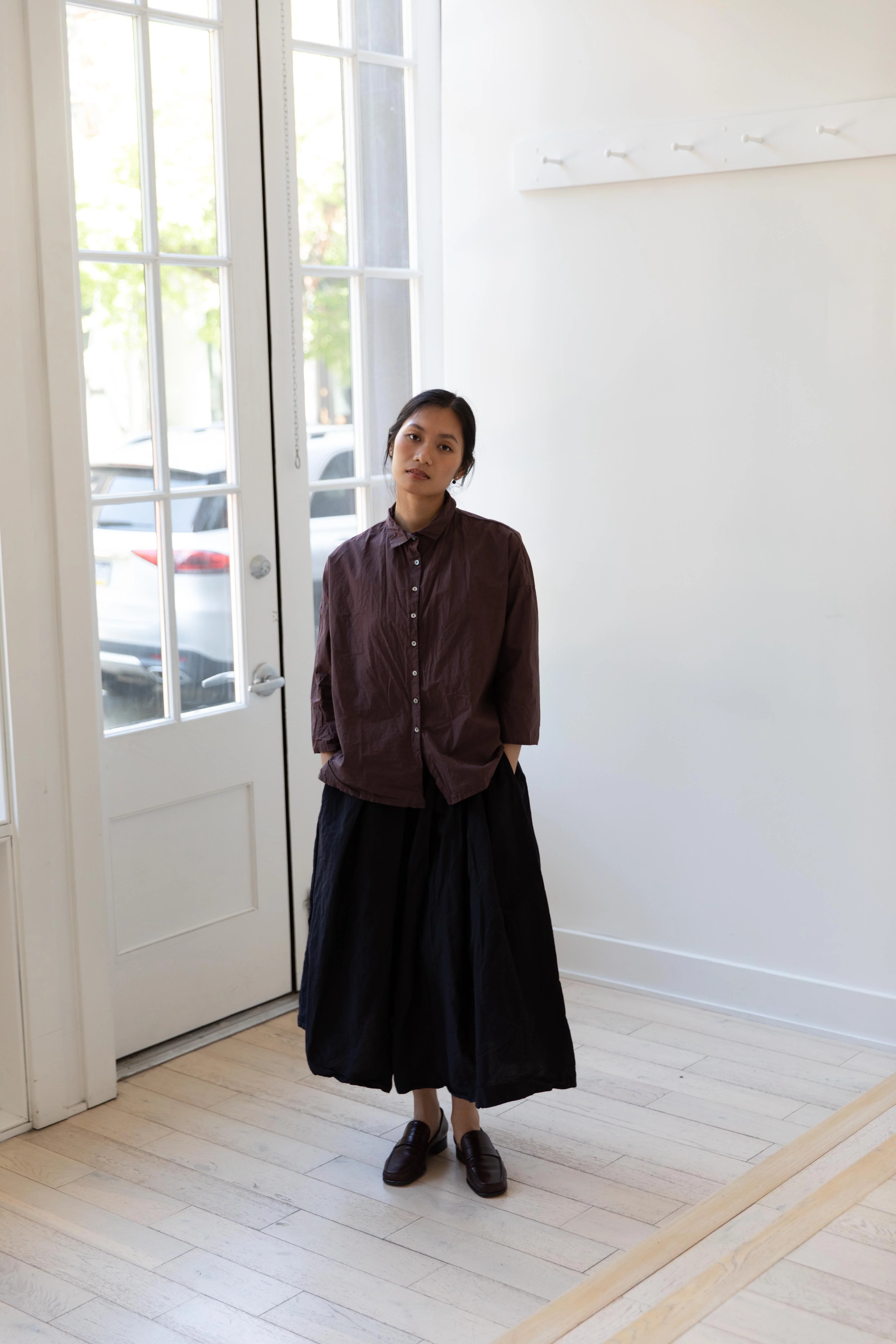 Album di Famiglia | Short Collar Shirt TC in Grape - Image 27