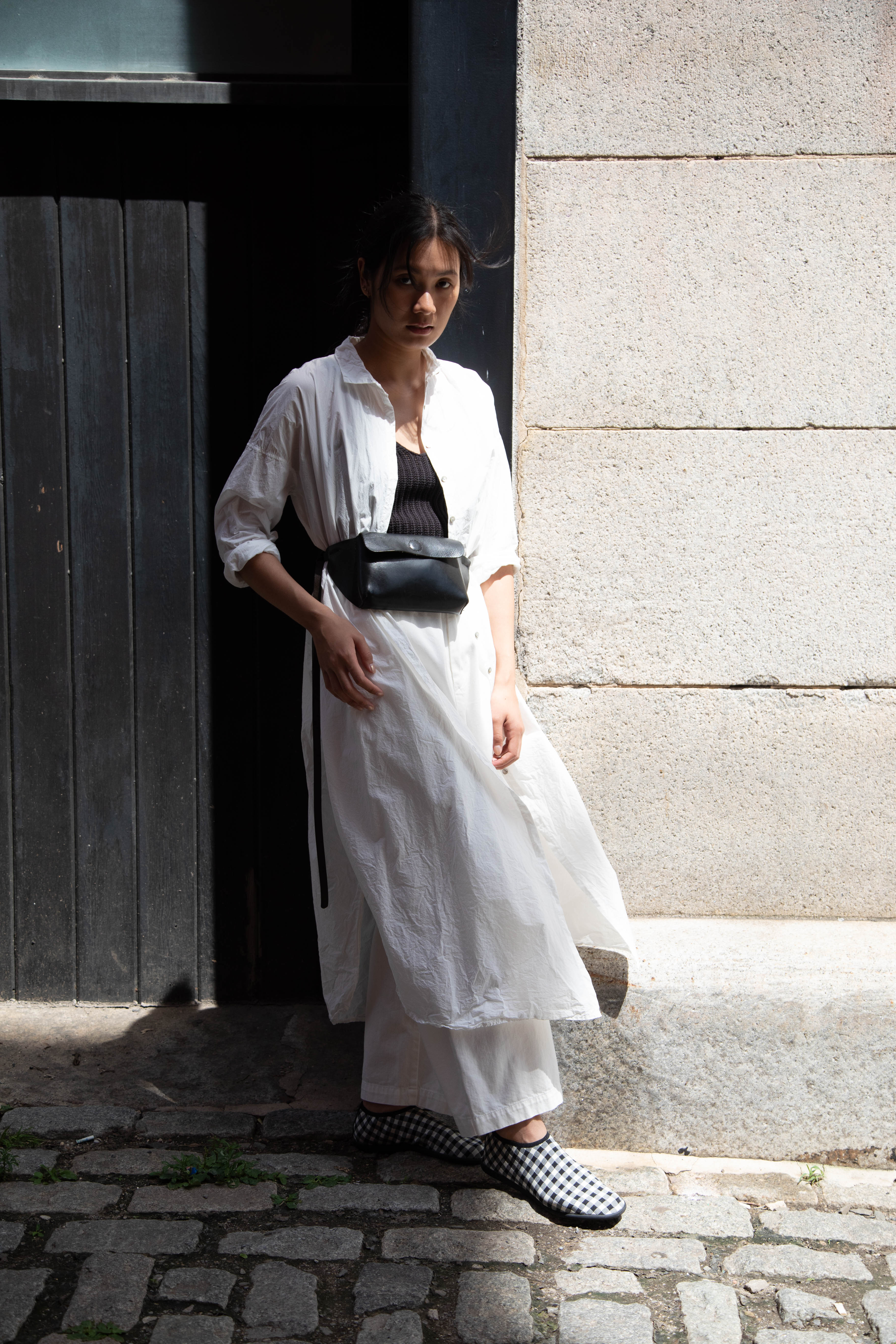 Album di Famiglia | TC Cotton Long Shirt Dress in Milk White - Image 59