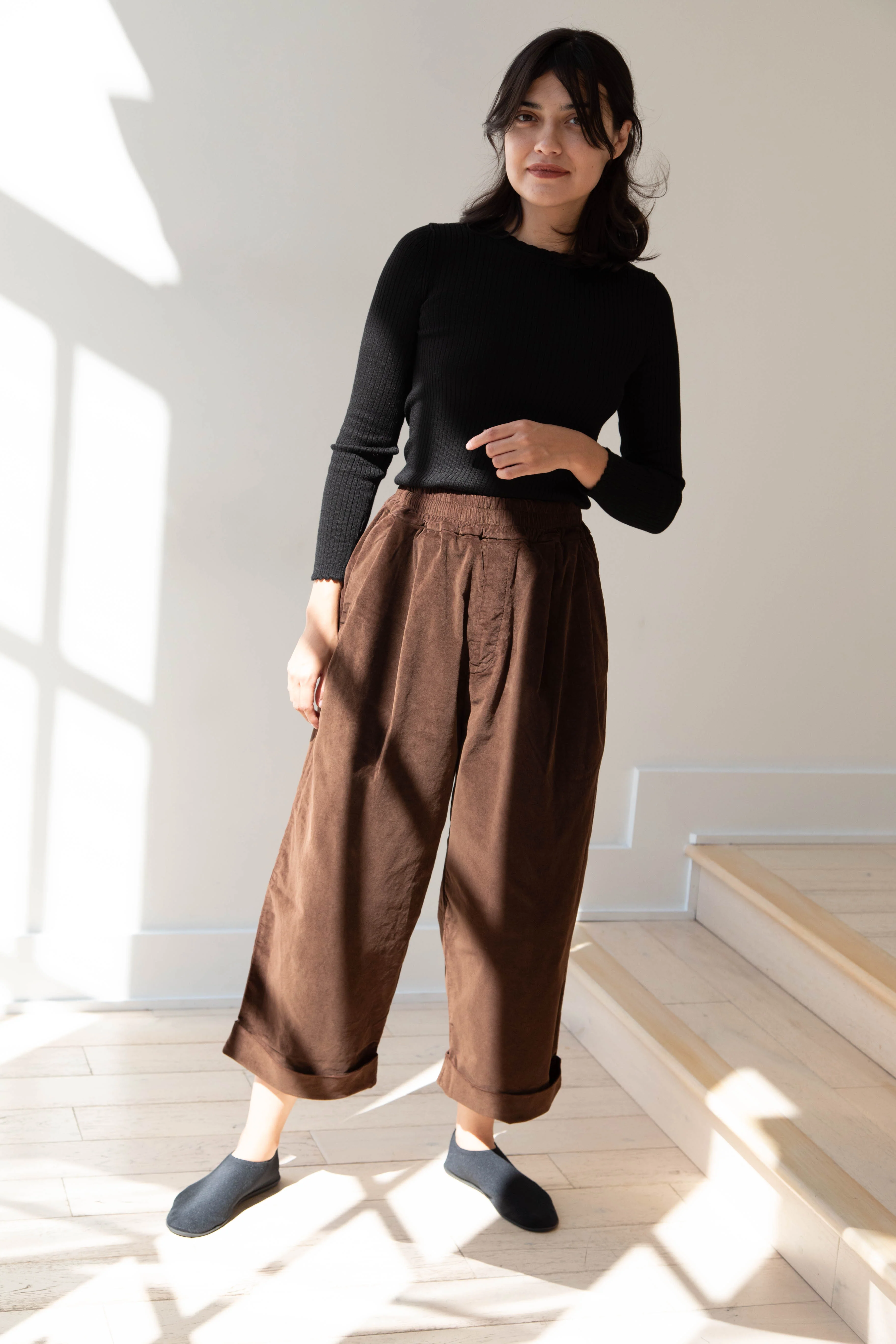 Album di Famiglia | Velvet Bragoni Trousers in Coffee - Image 12