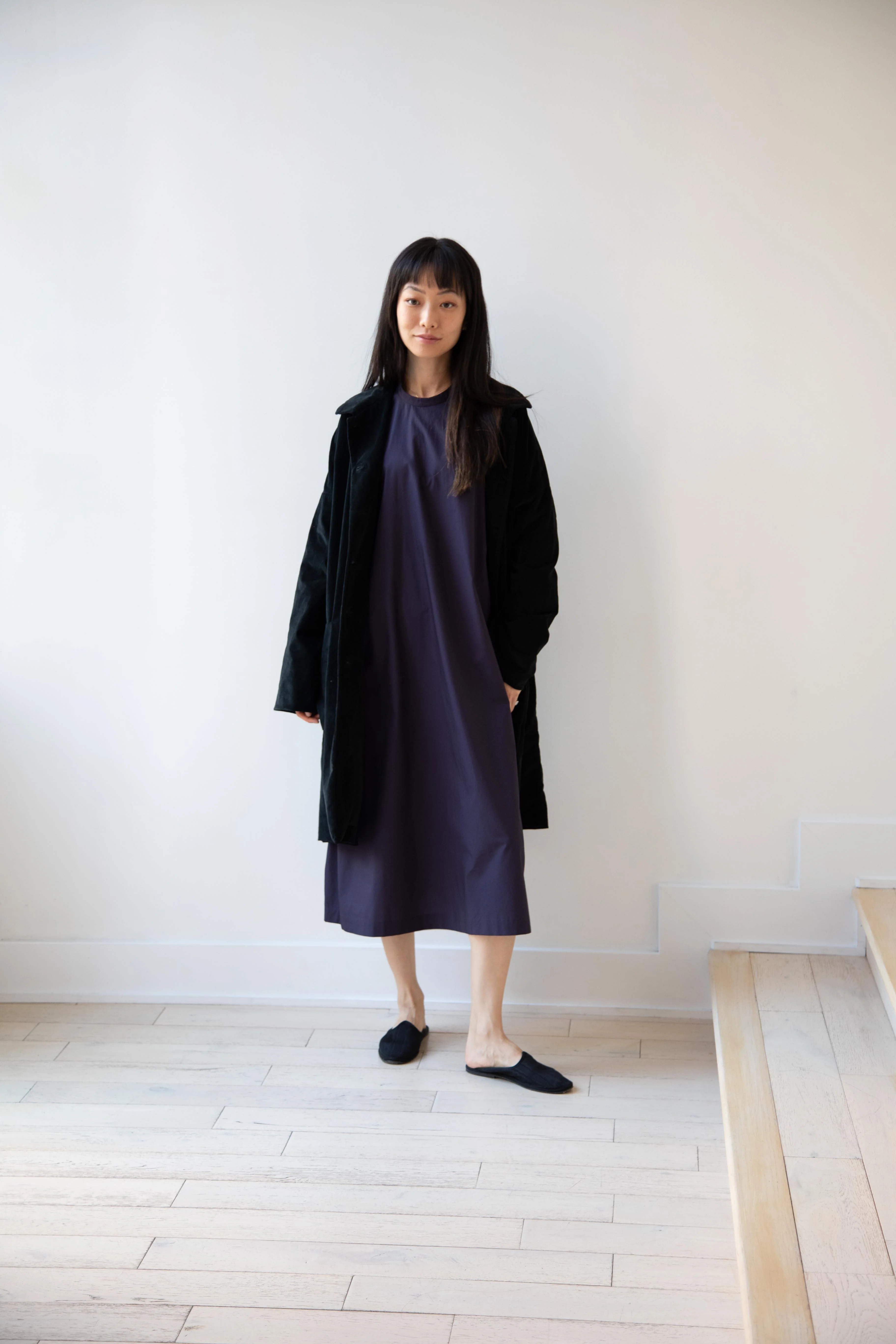 Album di Famiglia | Velvet Collar Coat in Black - Image 22