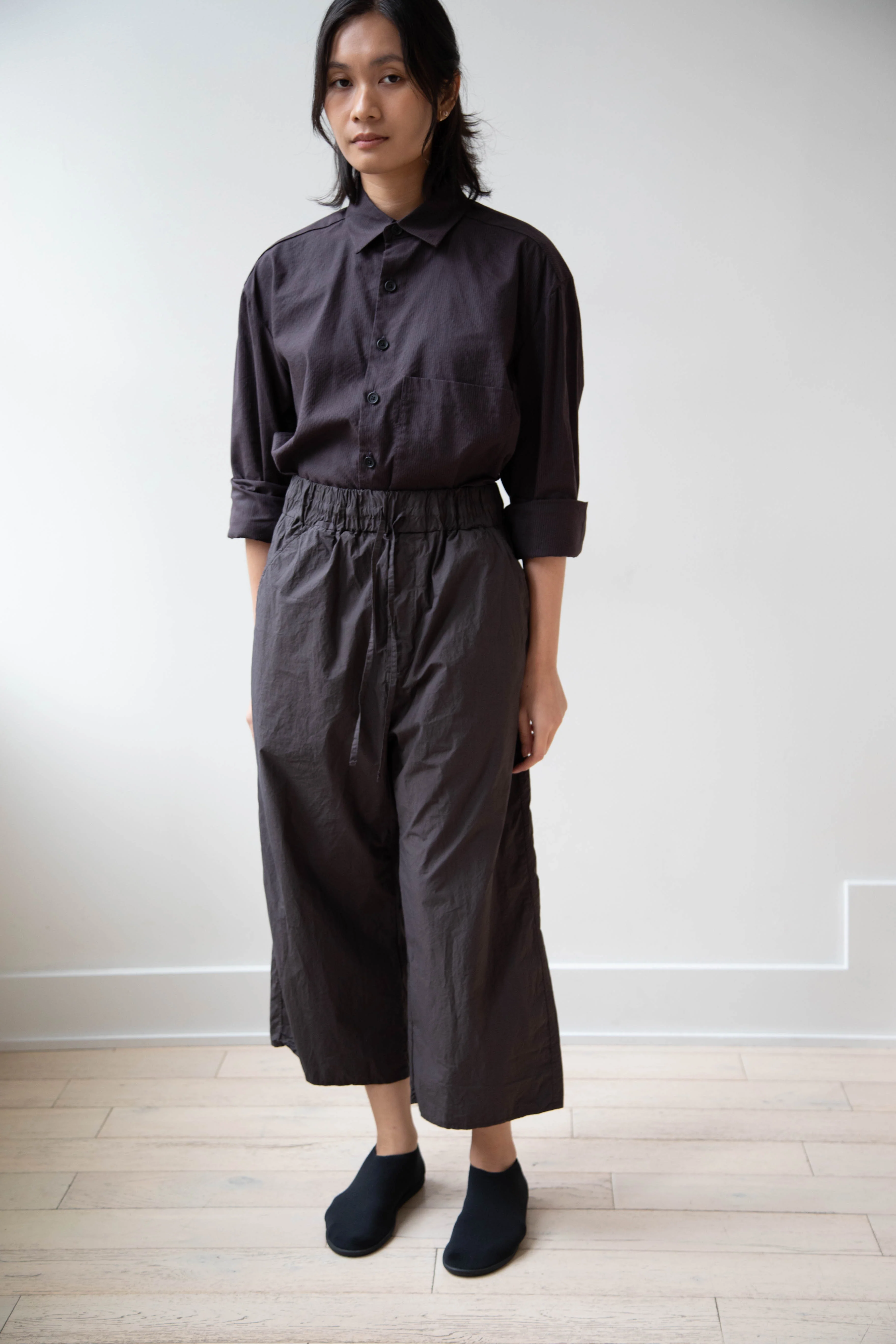 Album di Famiglia | Wide & Short Trouser TC in Brown - Image 12