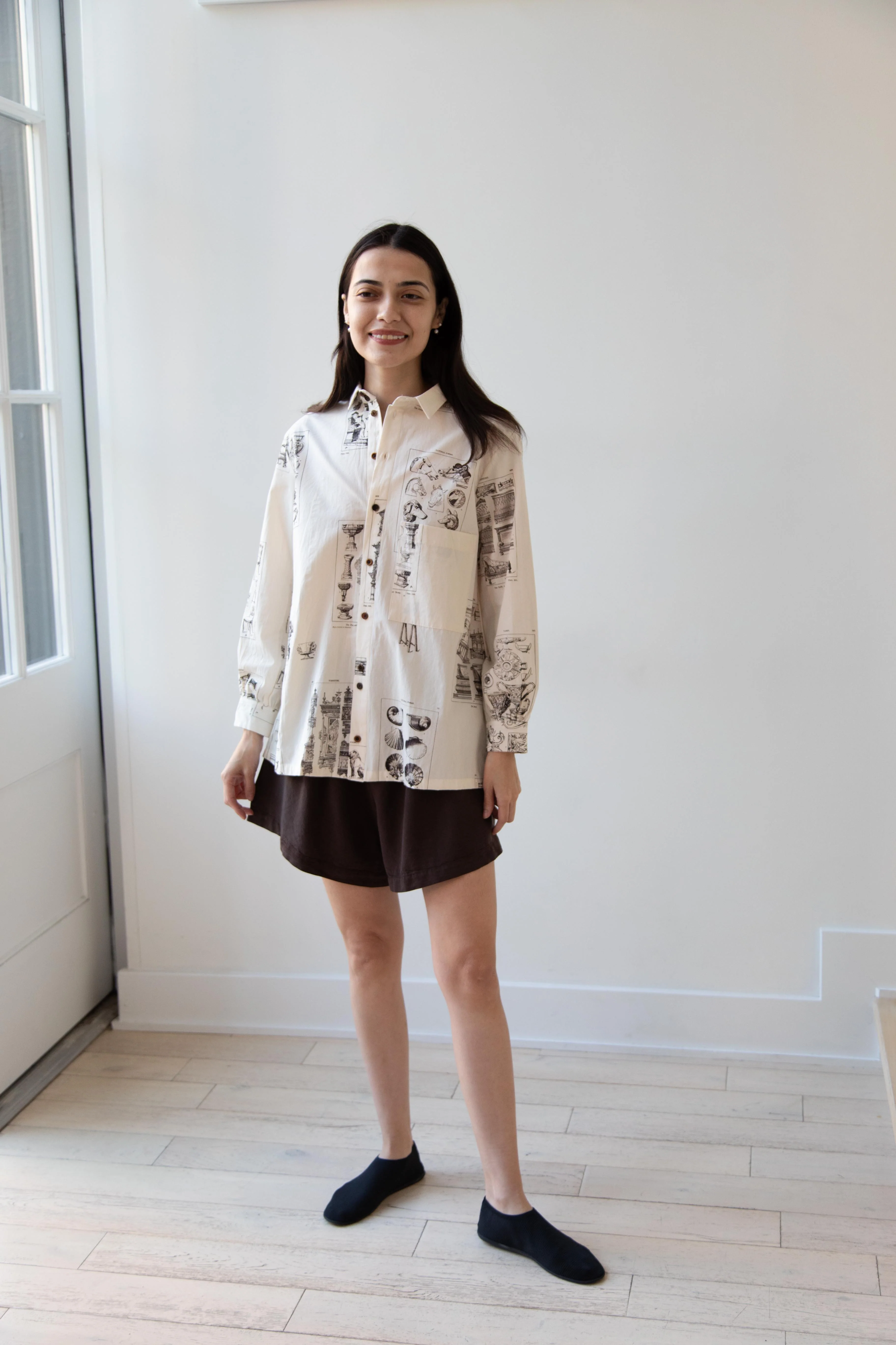 Aleksandr Manamïs | Button Up Shirt in Architectural Ornaments - Image 11