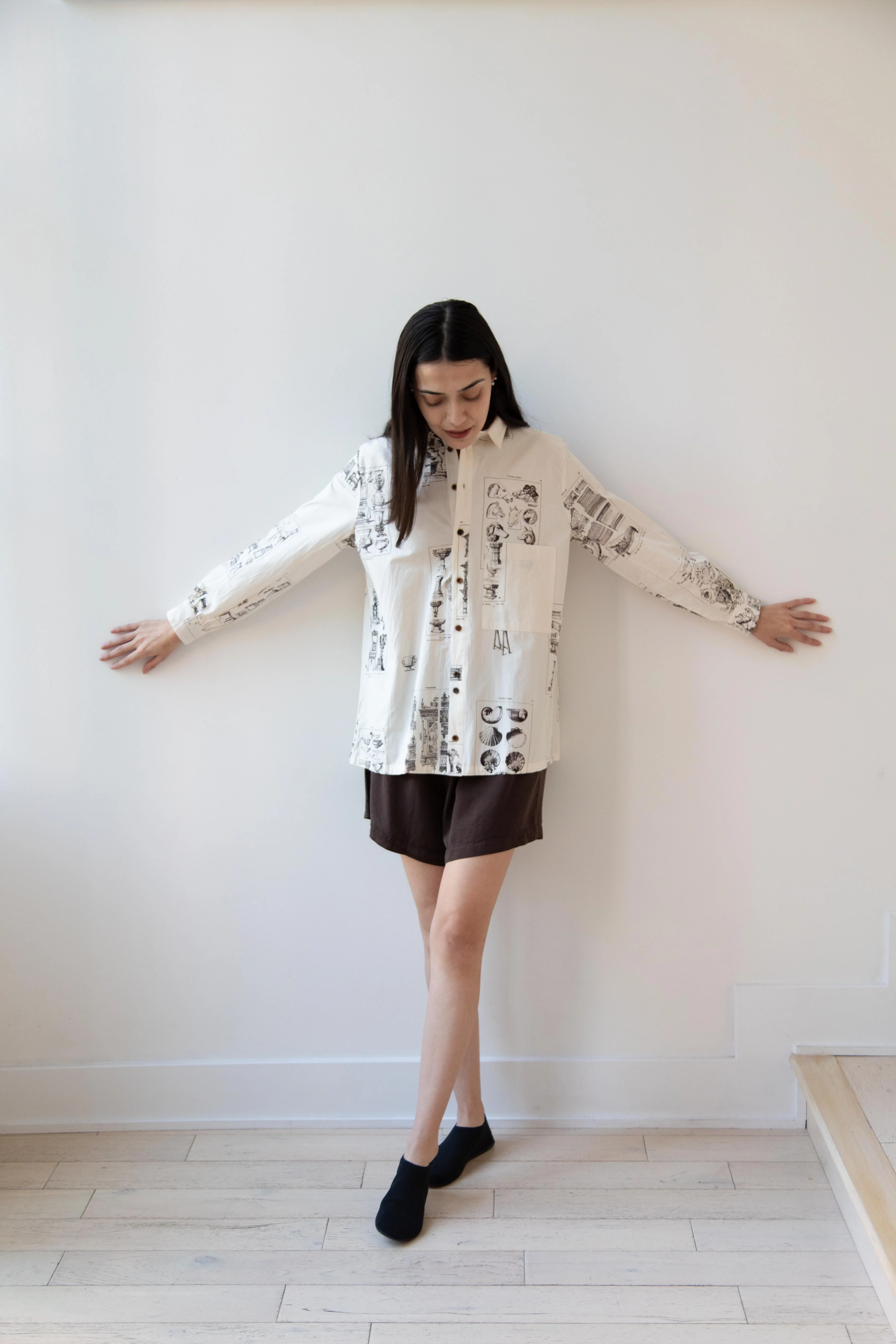 Aleksandr Manamïs | Button Up Shirt in Architectural Ornaments - Image 12