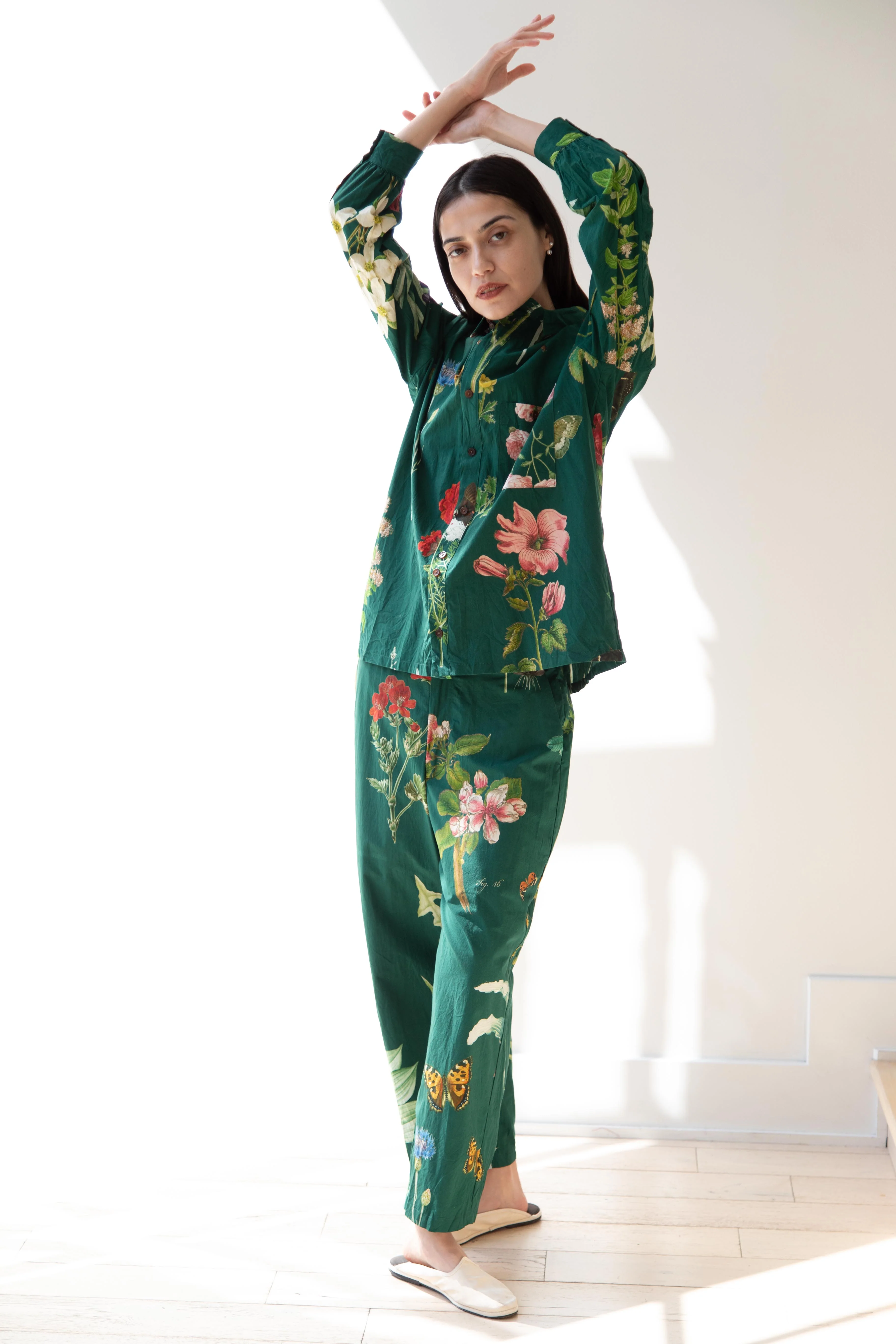 Aleksandr Manamïs | Etuide Cropped Trouser in Jardin Vert - Image 15
