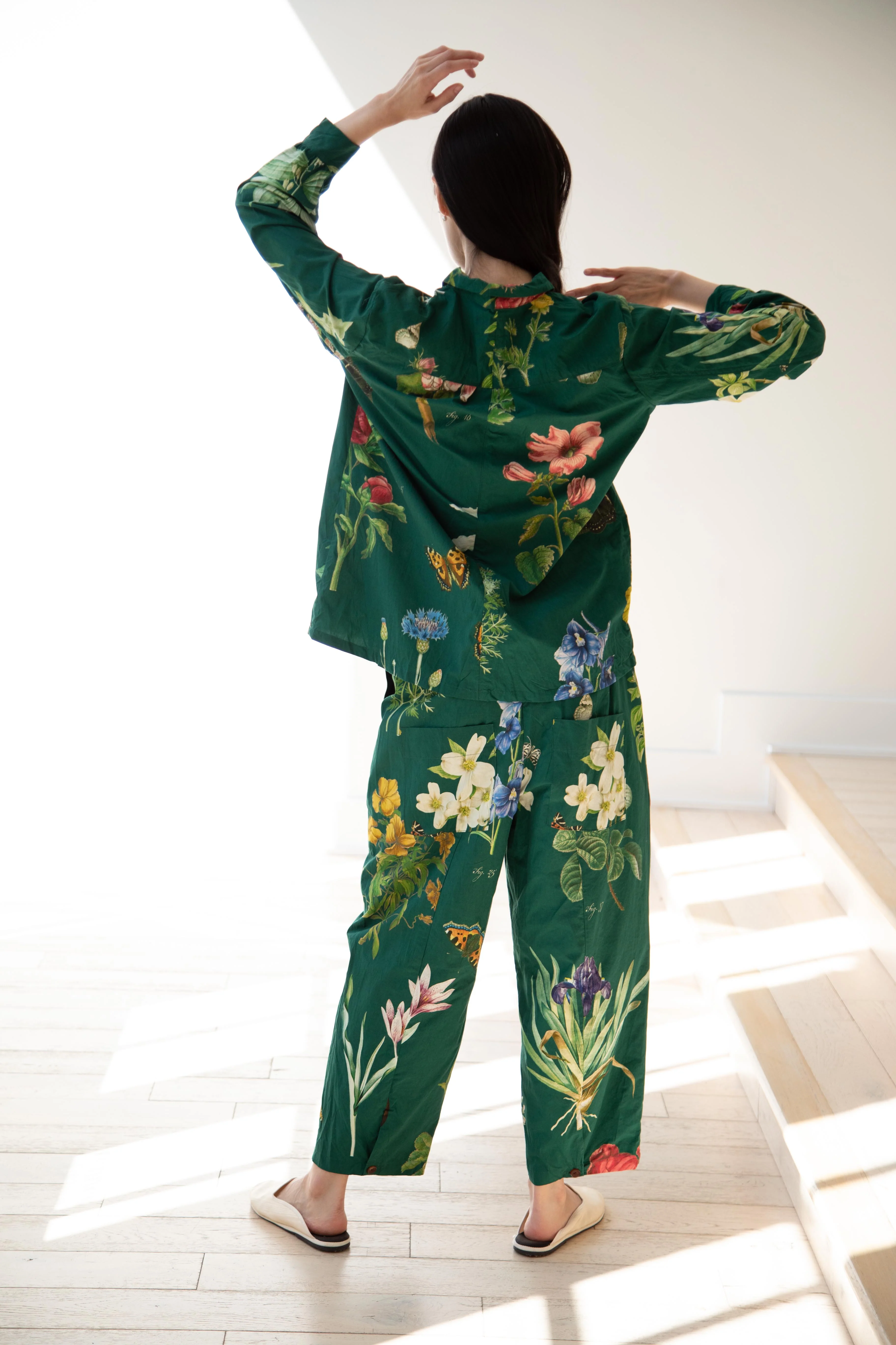 Aleksandr Manamïs | Etuide Cropped Trouser in Jardin Vert - Image 19