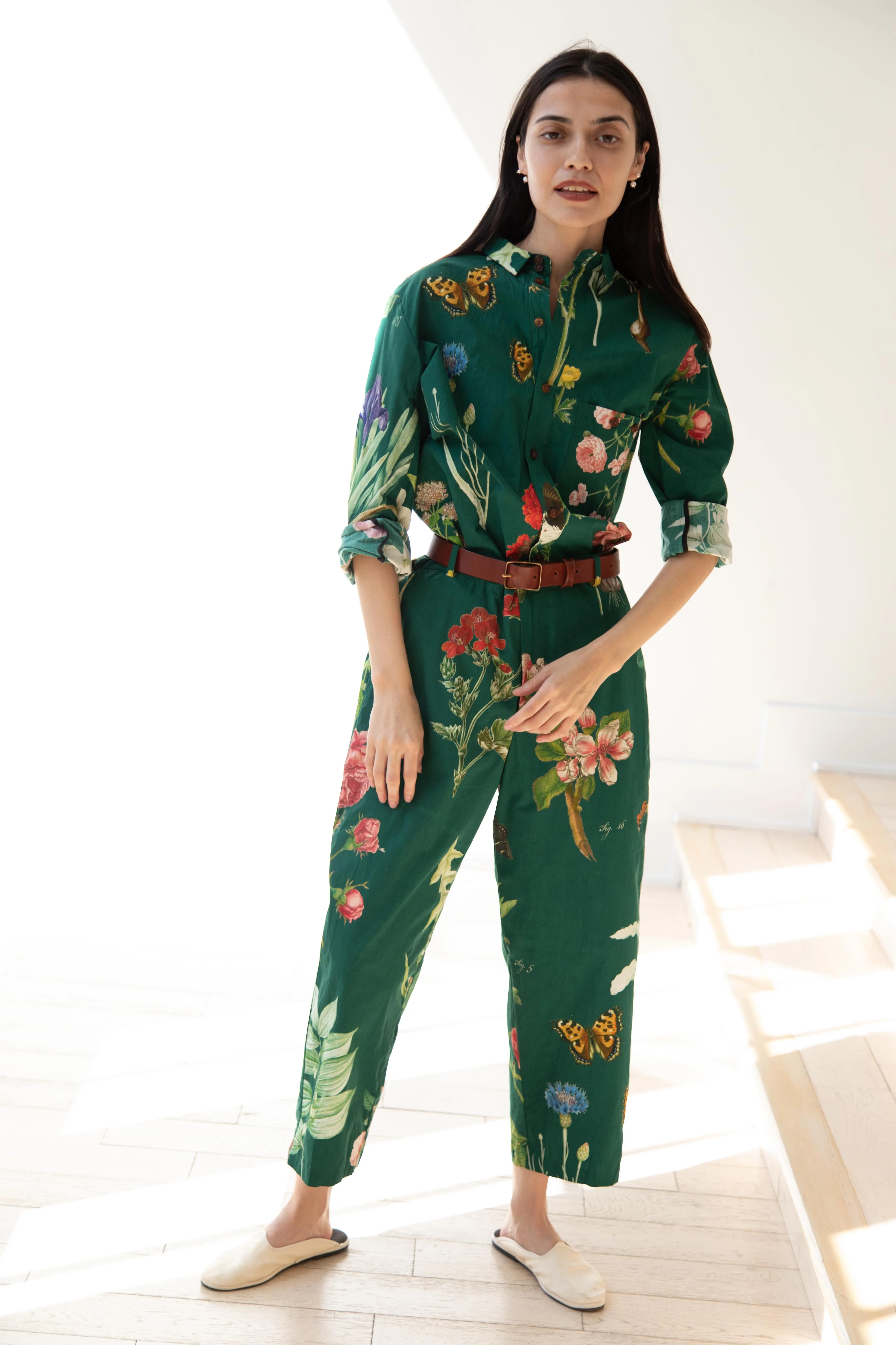 Aleksandr Manamïs | Etuide Cropped Trouser in Jardin Vert - Image 50