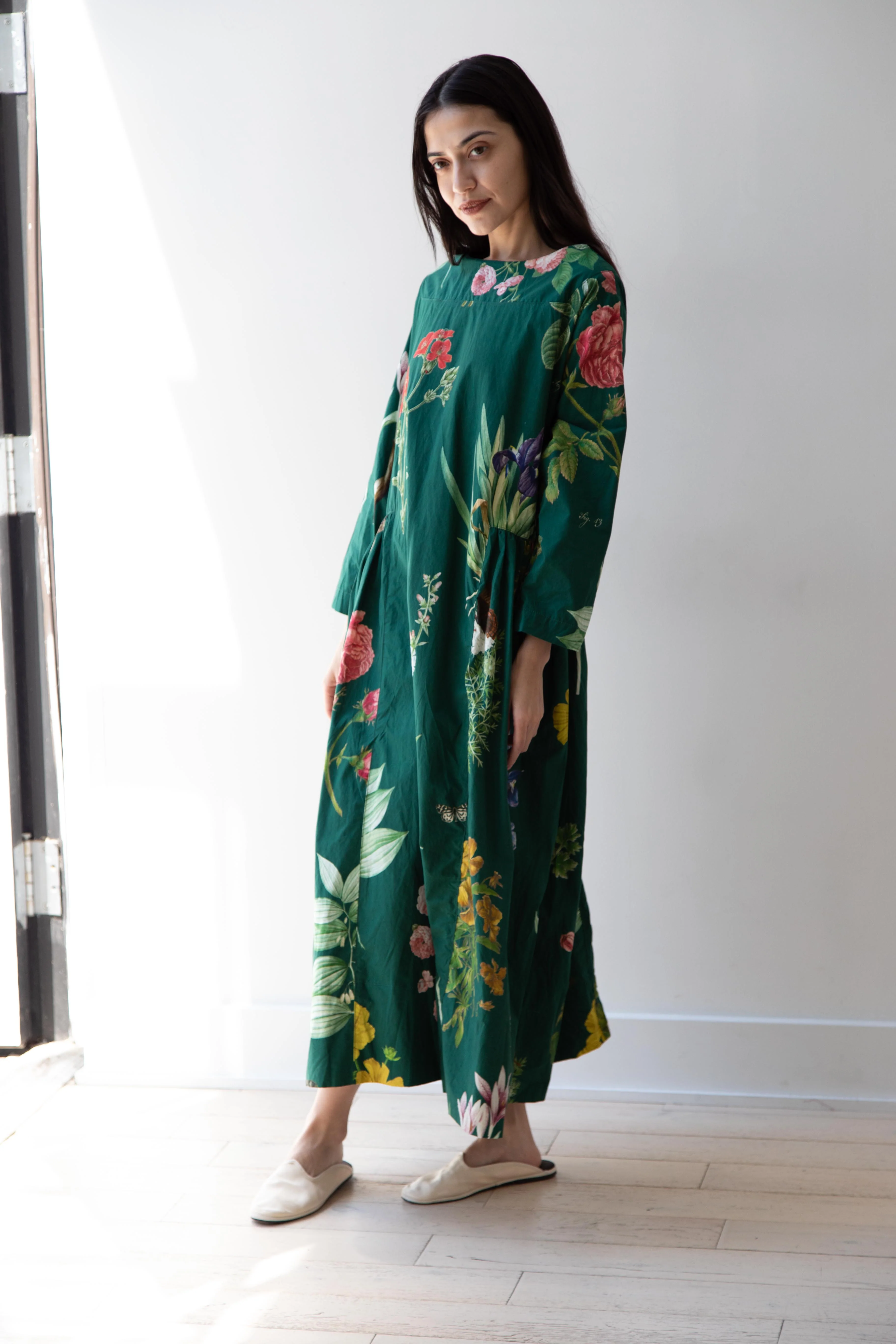 Aleksandr Manamïs | Gathered Dress in Jardin Vert - Image 13