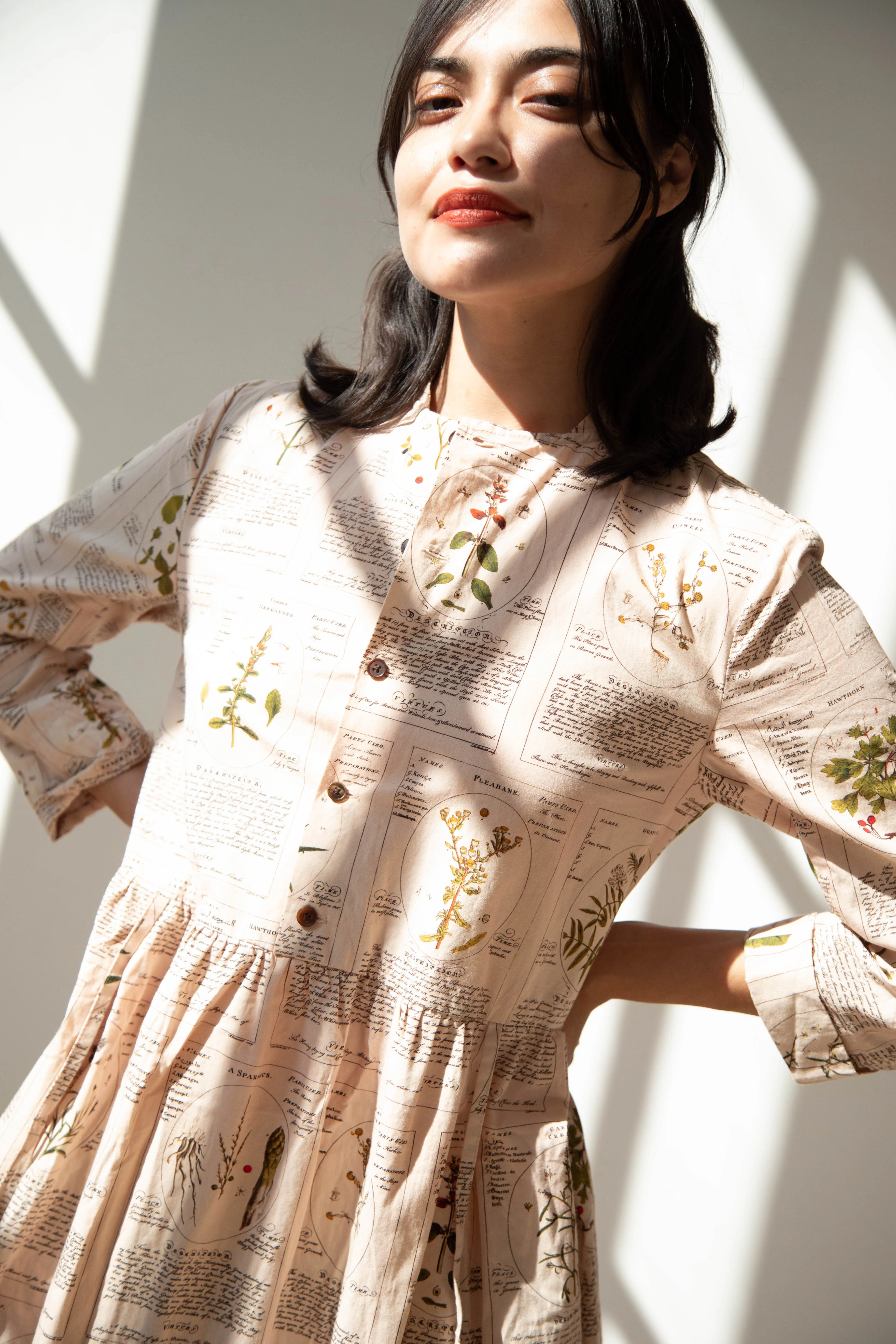 Aleksandr Manamïs | Loose Front Dress in Herbarium - Image 20