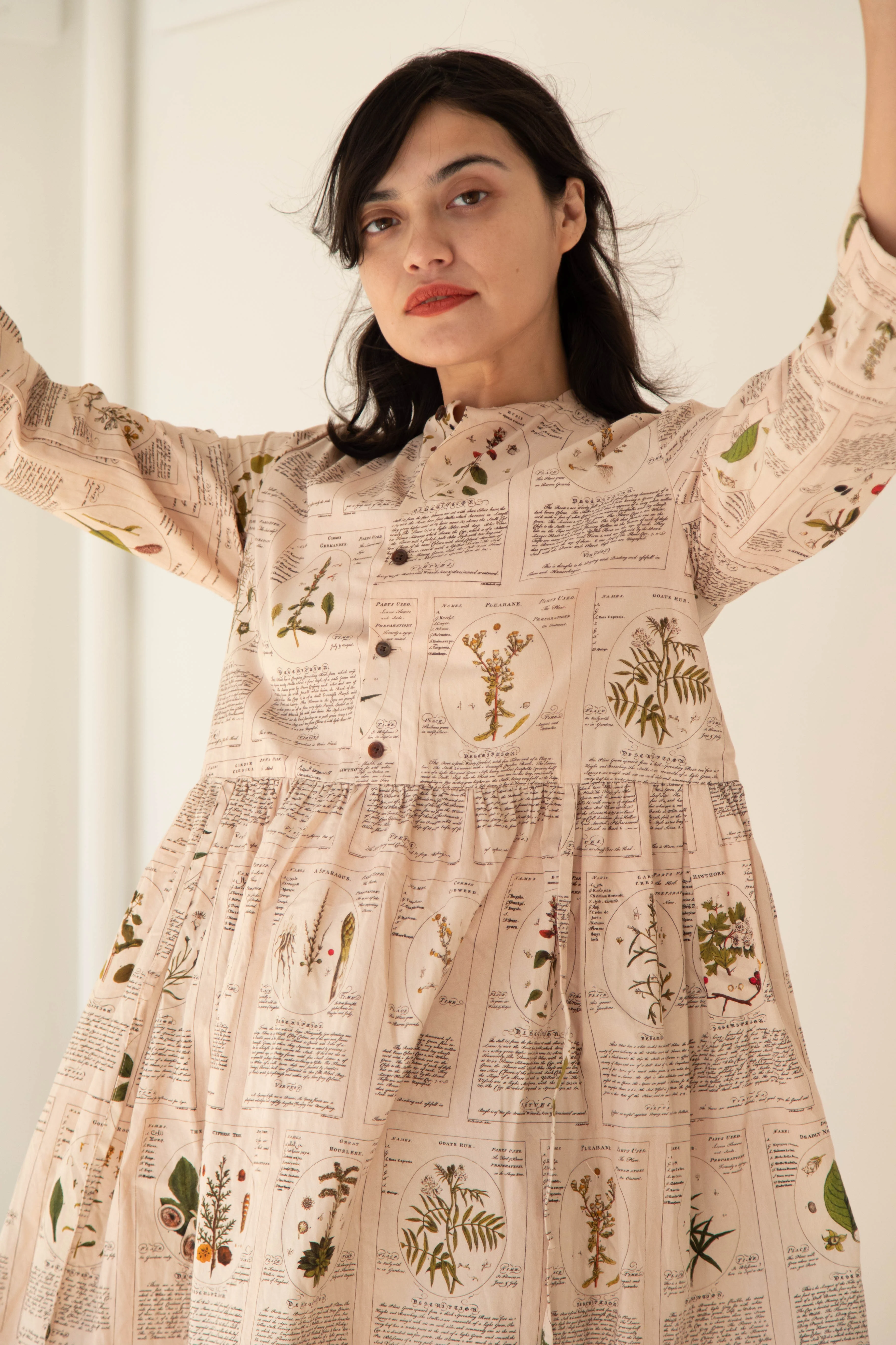 Aleksandr Manamïs | Loose Front Dress in Herbarium - Image 29