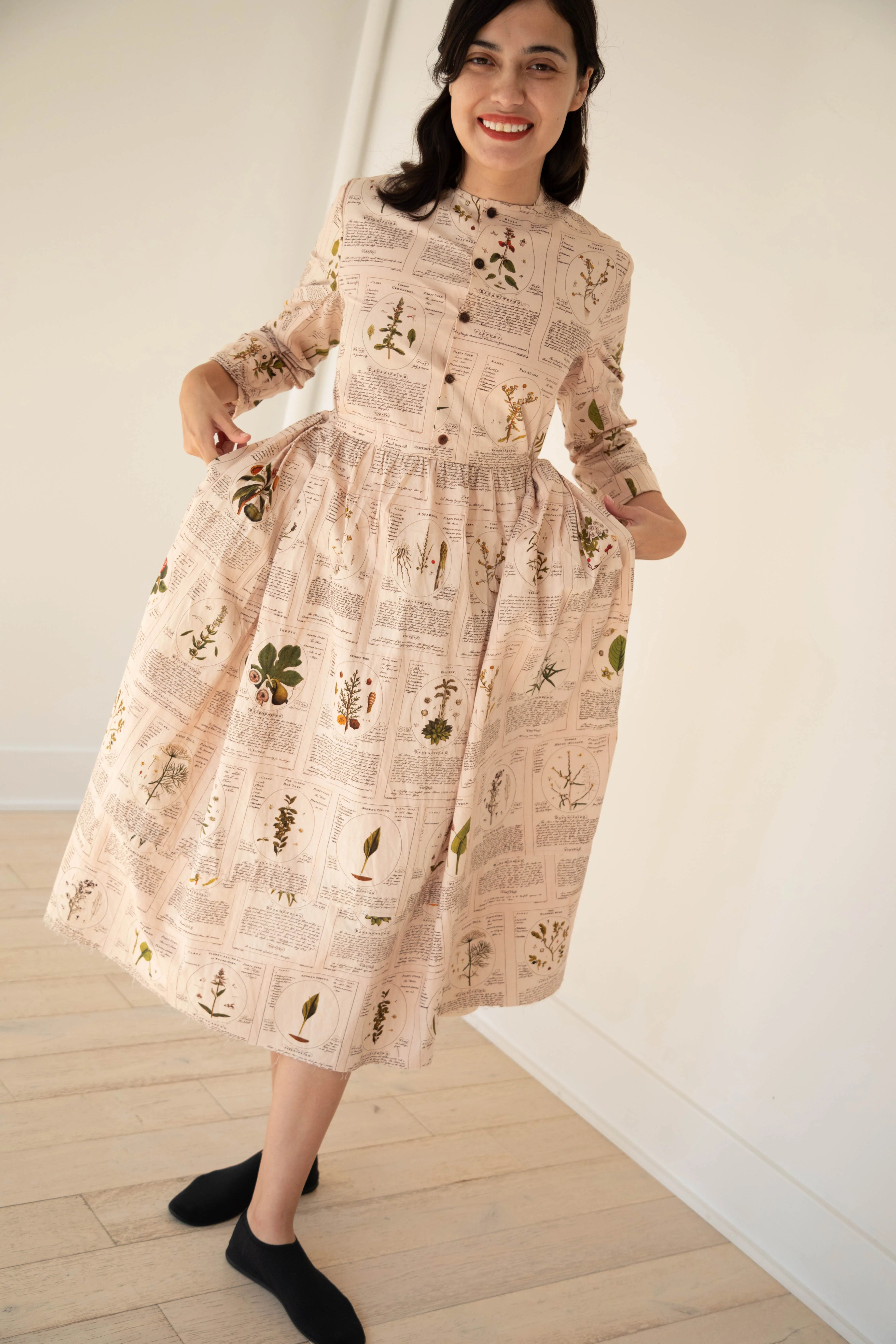 Aleksandr Manamïs | Loose Front Dress in Herbarium - Image 39