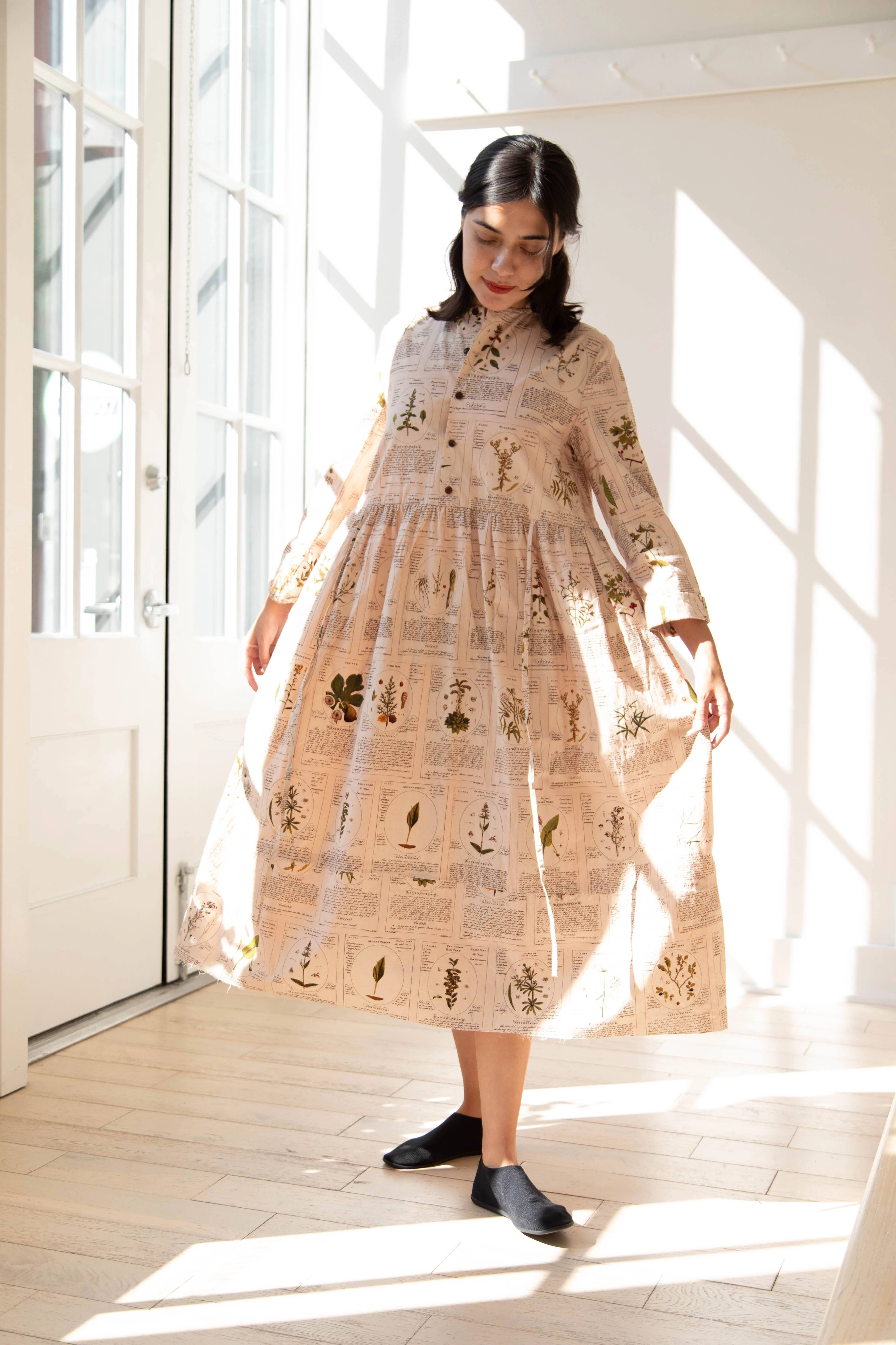 Aleksandr Manamïs | Loose Front Dress in Herbarium - Image 8