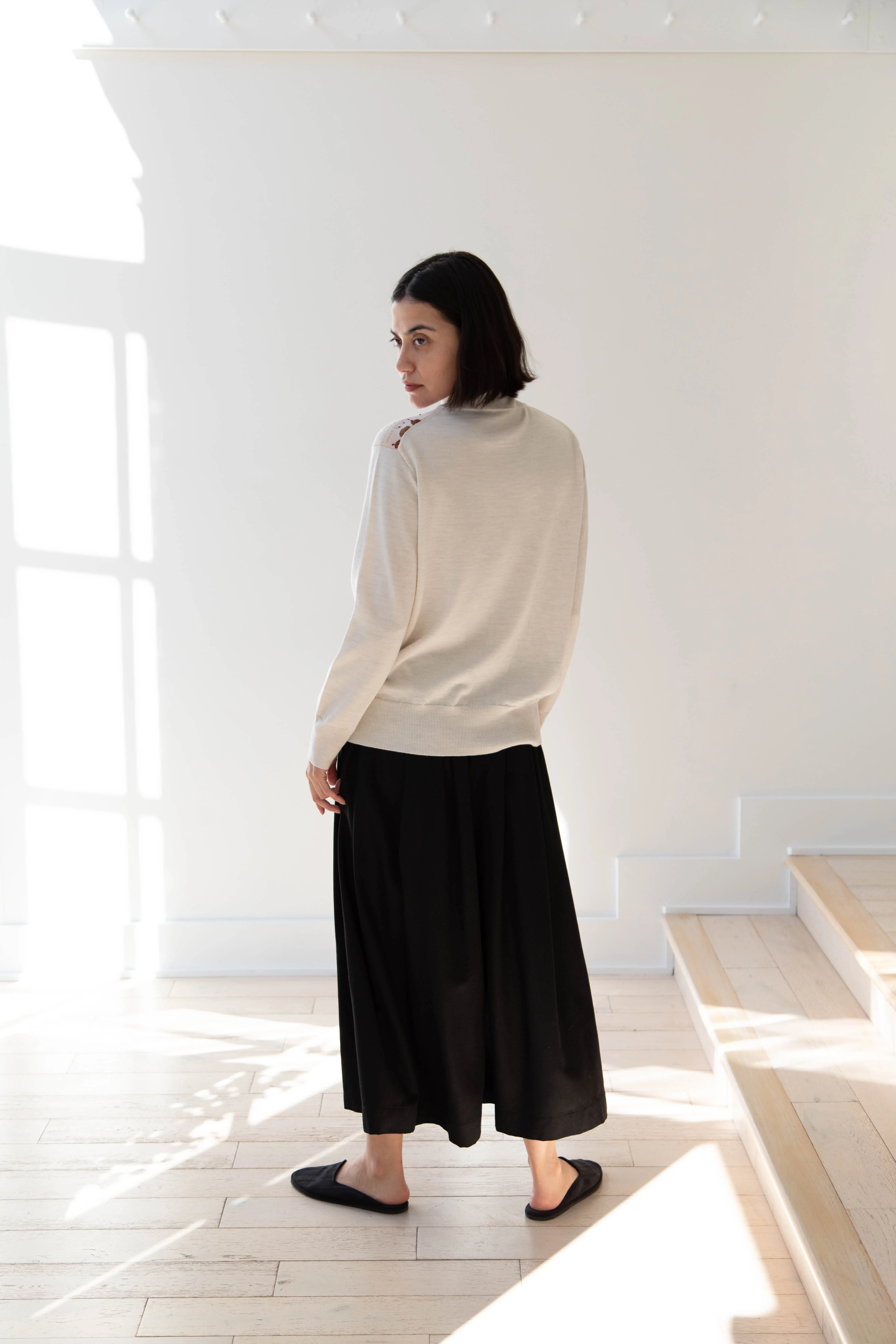 Antipast | Botanical Turtleneck Pullover in Ivory - Image 10