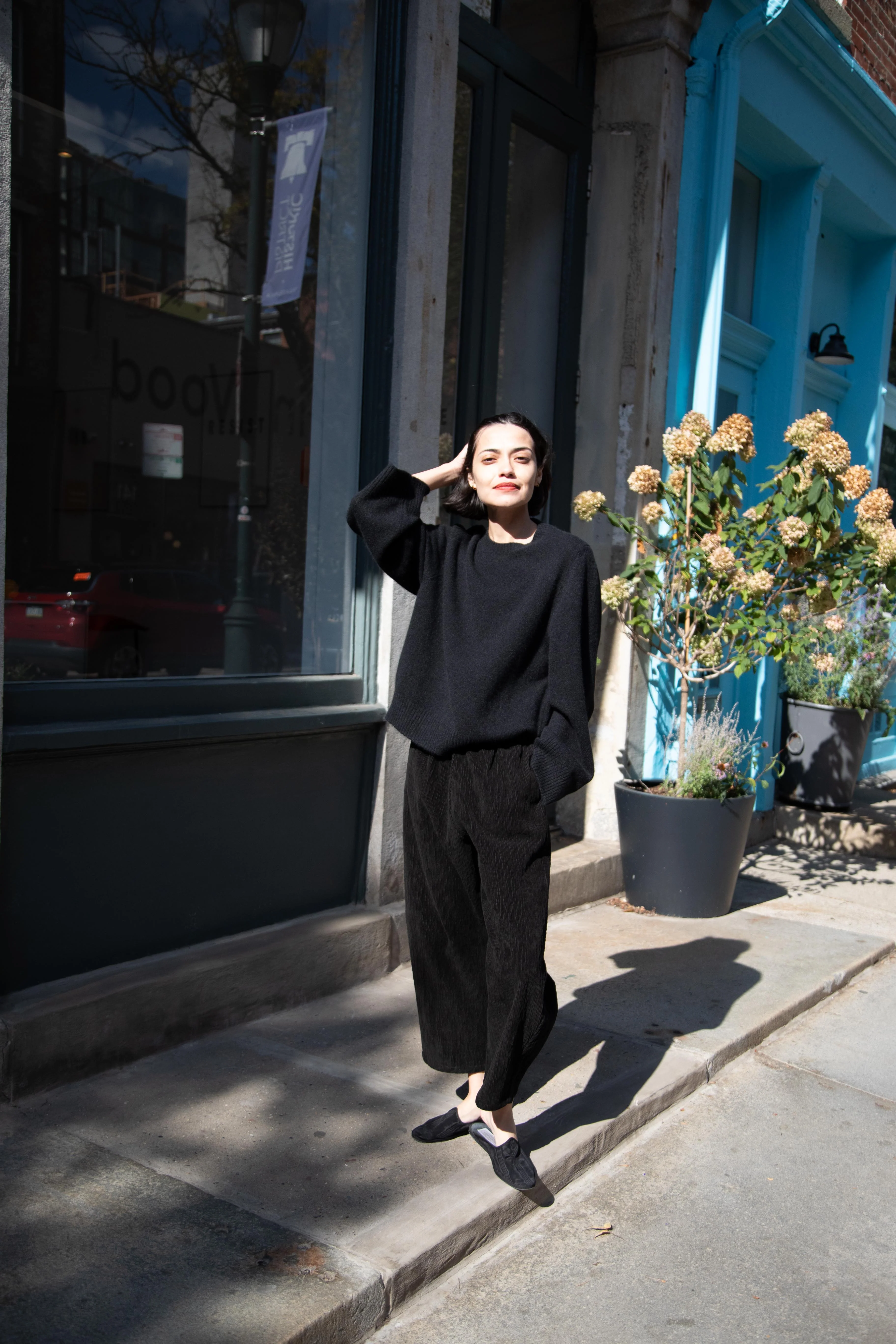 Apuntob | Corduroy Trouser in Cotton Black - Image 16