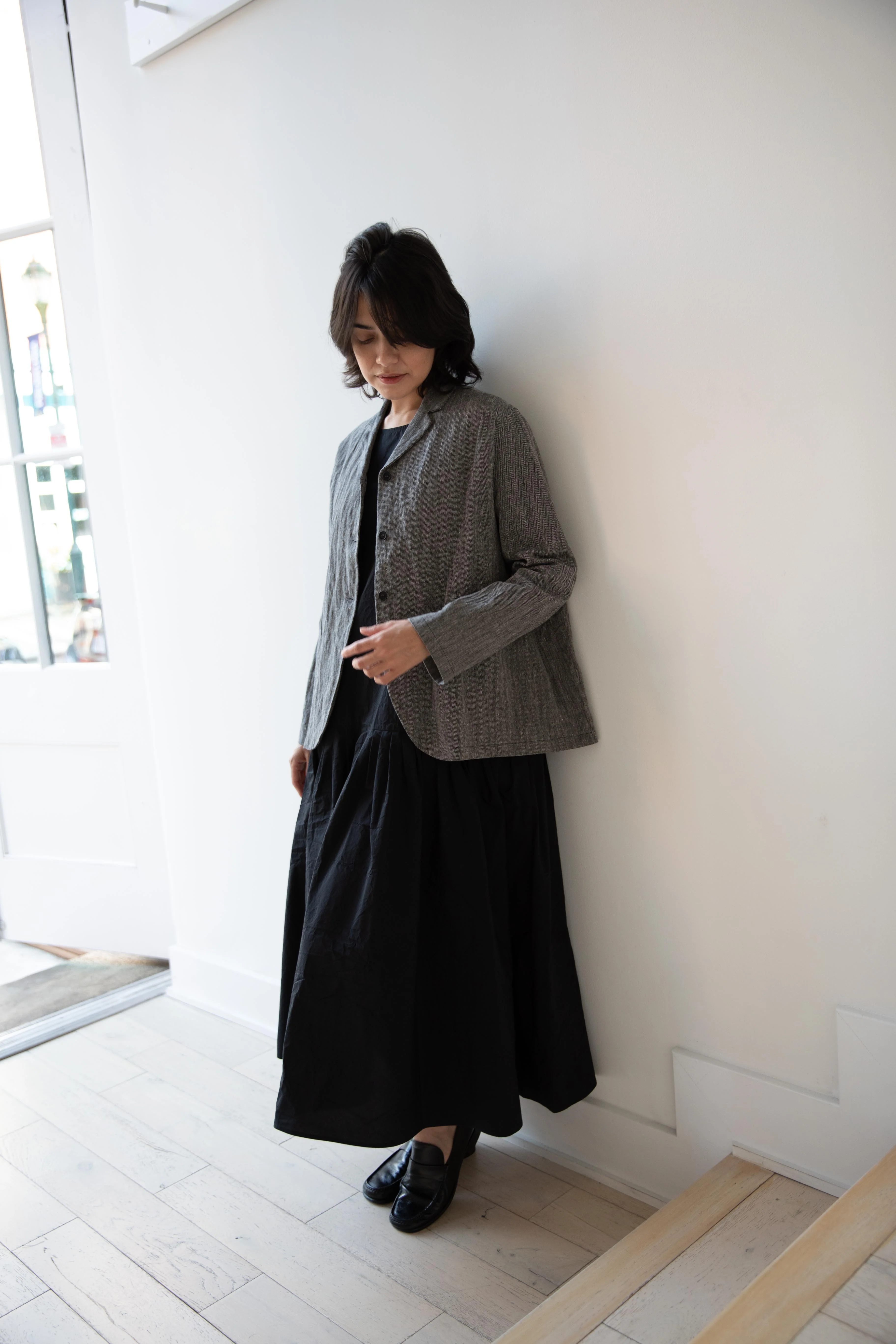 Apuntob | Cotton & Linen Jacket in Black Rope - Image 14