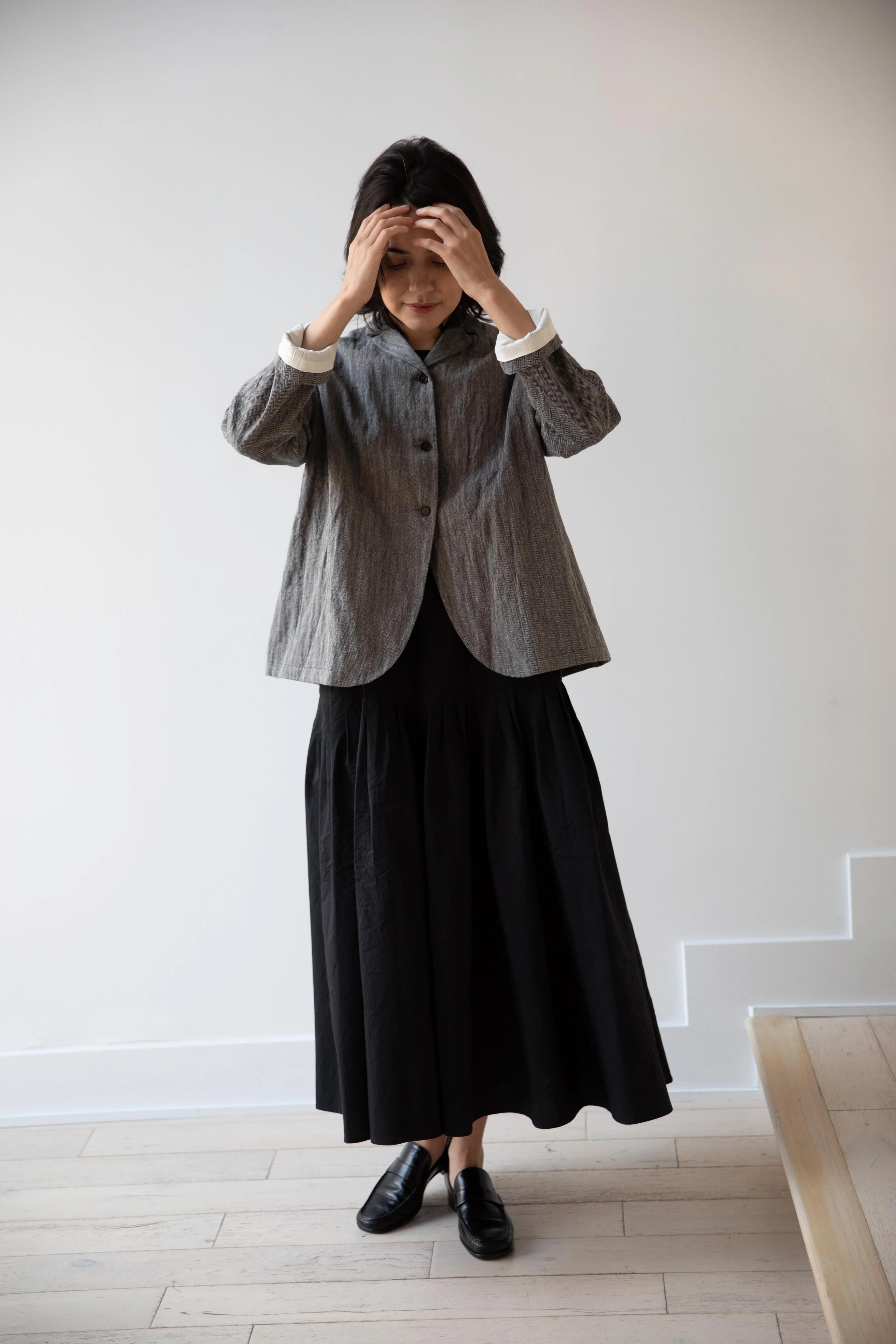 Apuntob | Cotton & Linen Jacket in Black Rope - Image 27