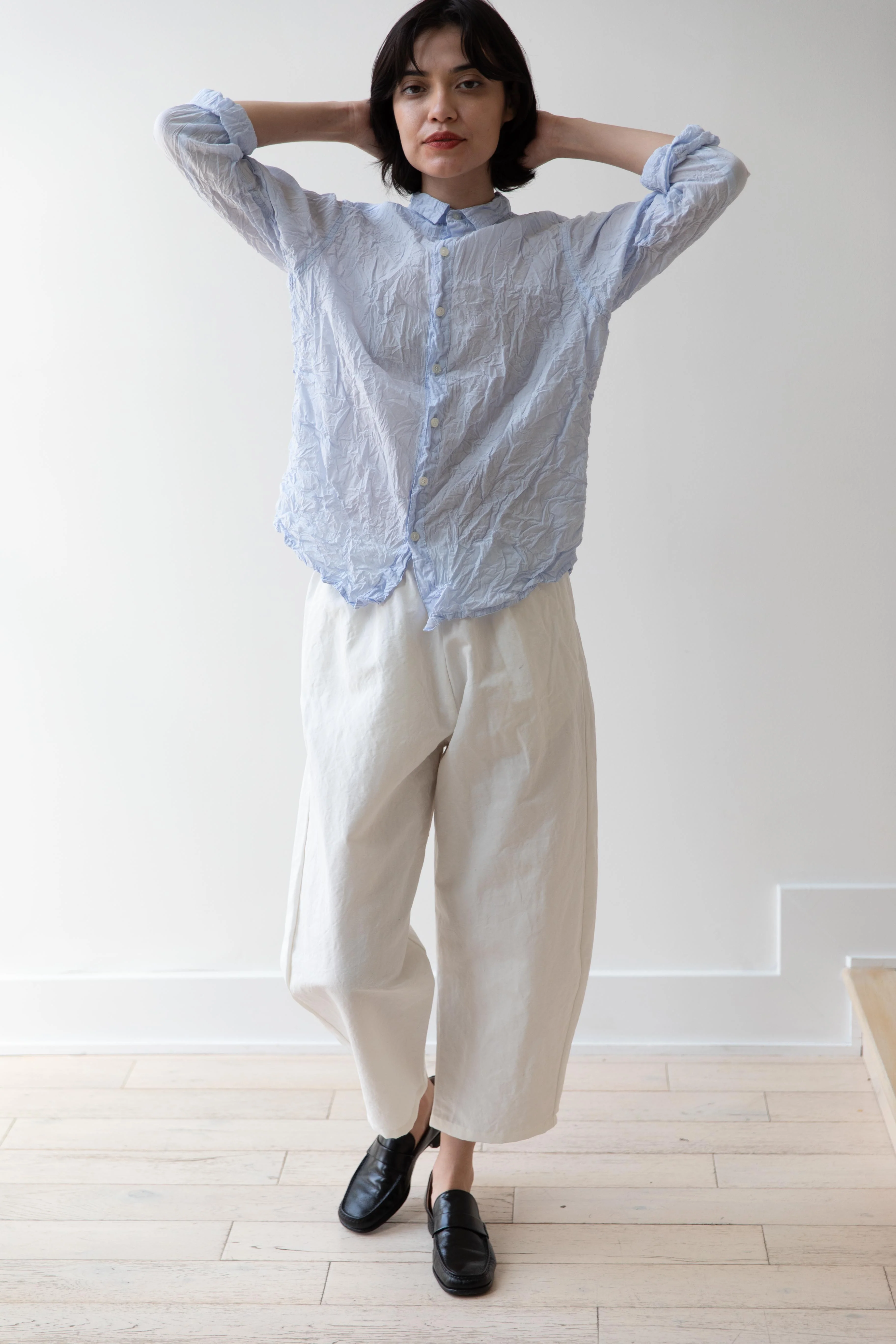 Apuntob | Curved Trouser in Meringue - Image 16