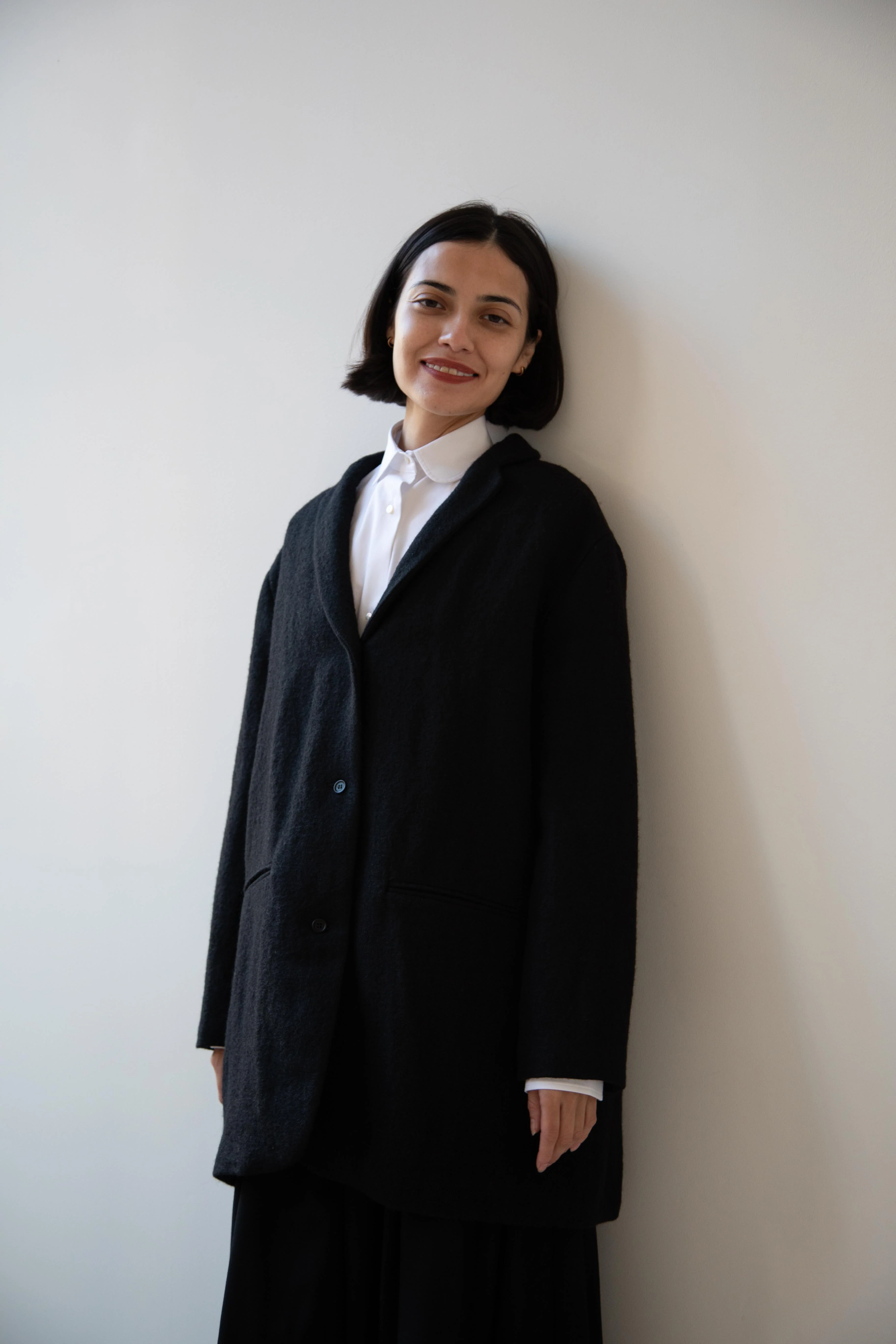 Apuntob | Heavy Hemp and Wool Jacket in Black - Image 18