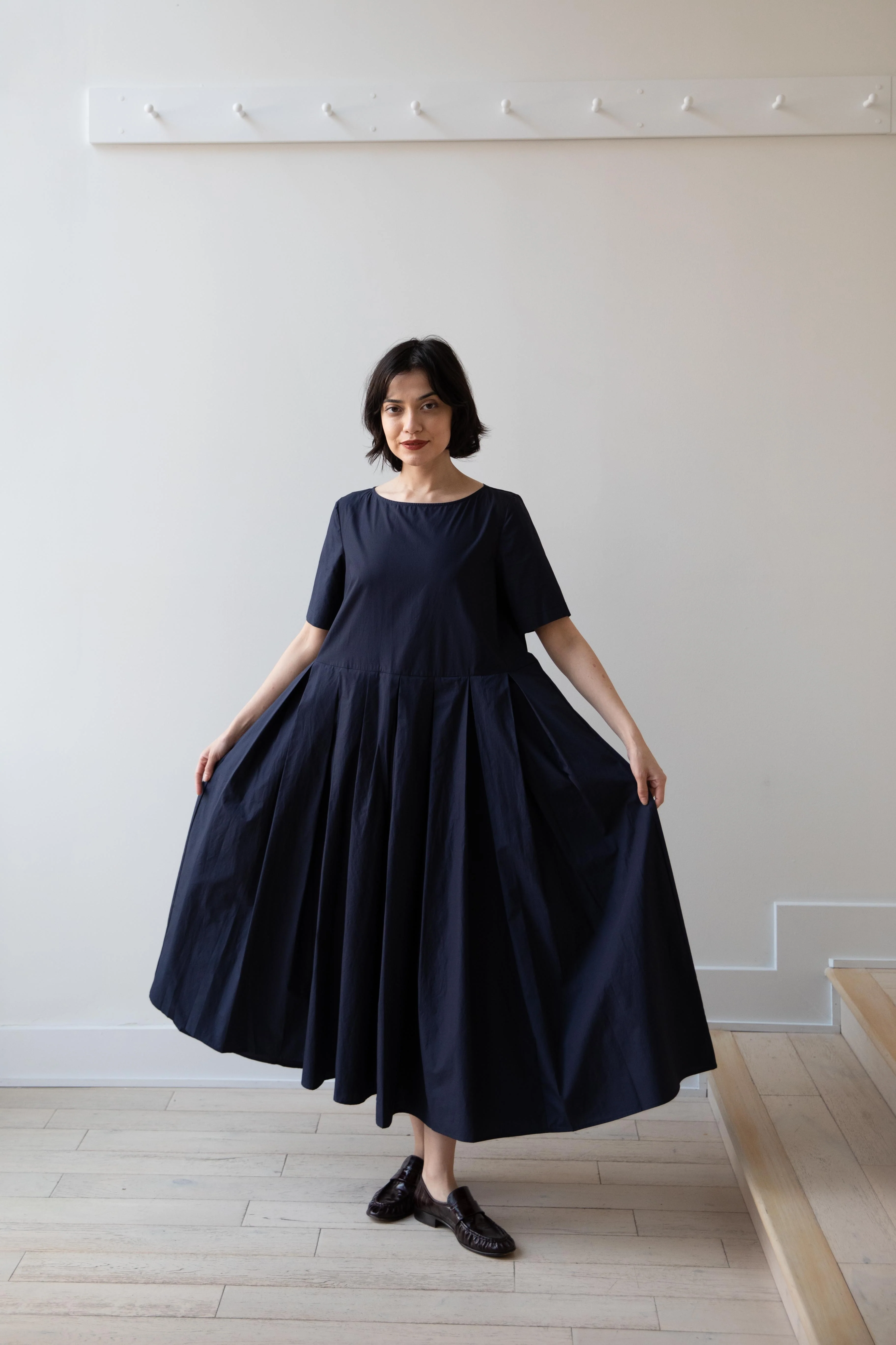 Apuntob | Pleated Dress in Abyss - Image 11