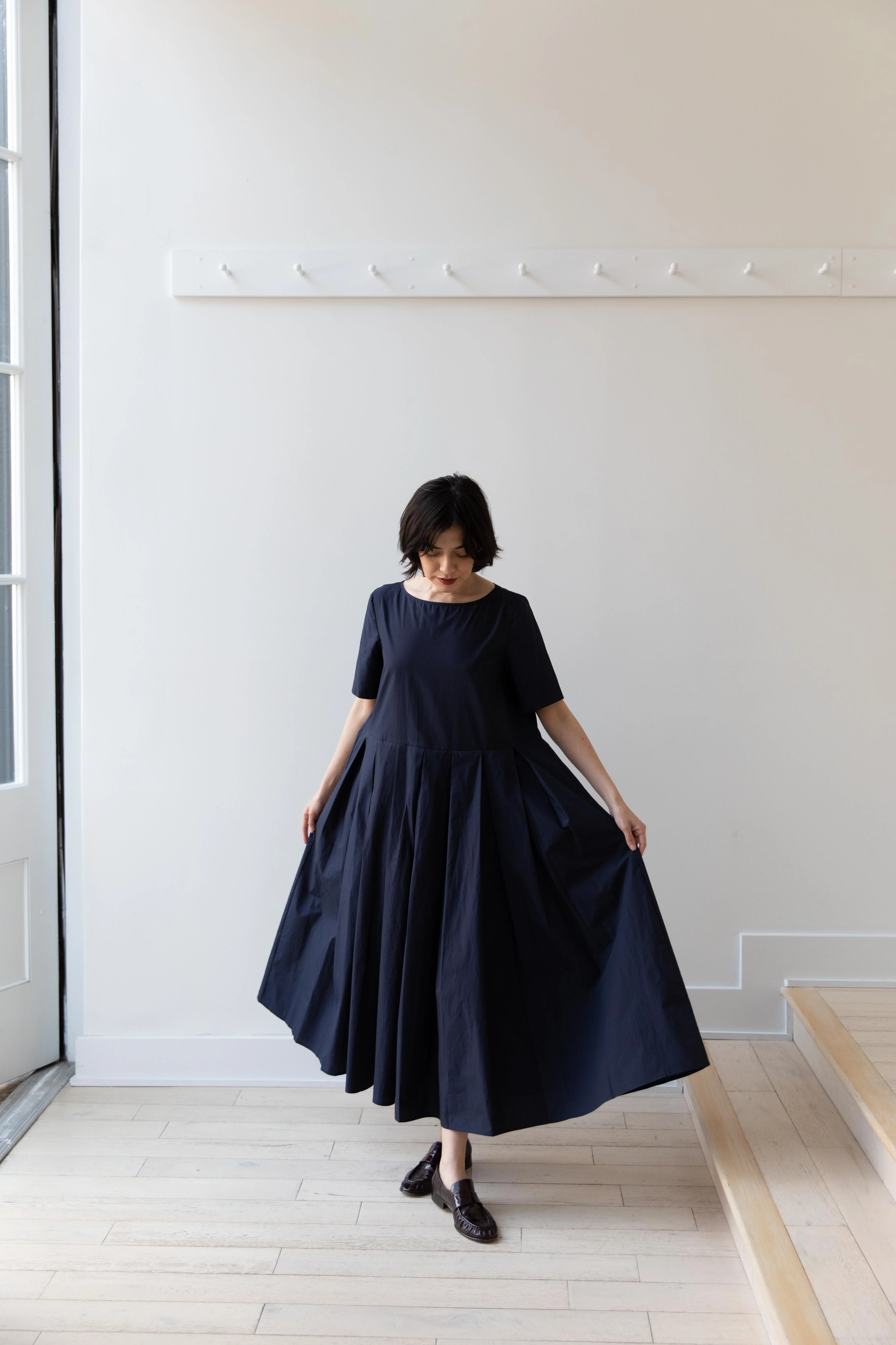 Apuntob | Pleated Dress in Abyss - Image 12