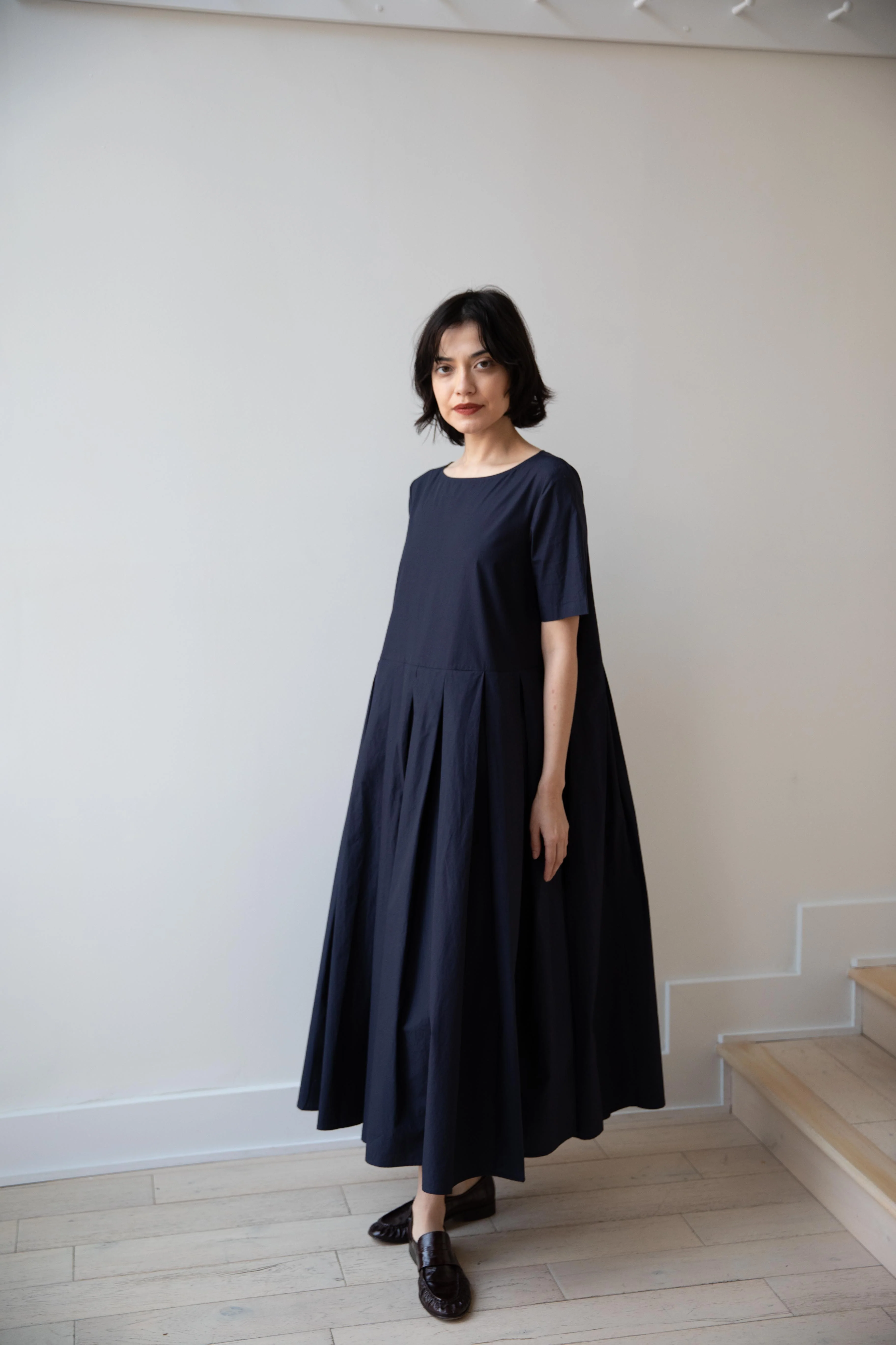 Apuntob | Pleated Dress in Abyss - Image 17