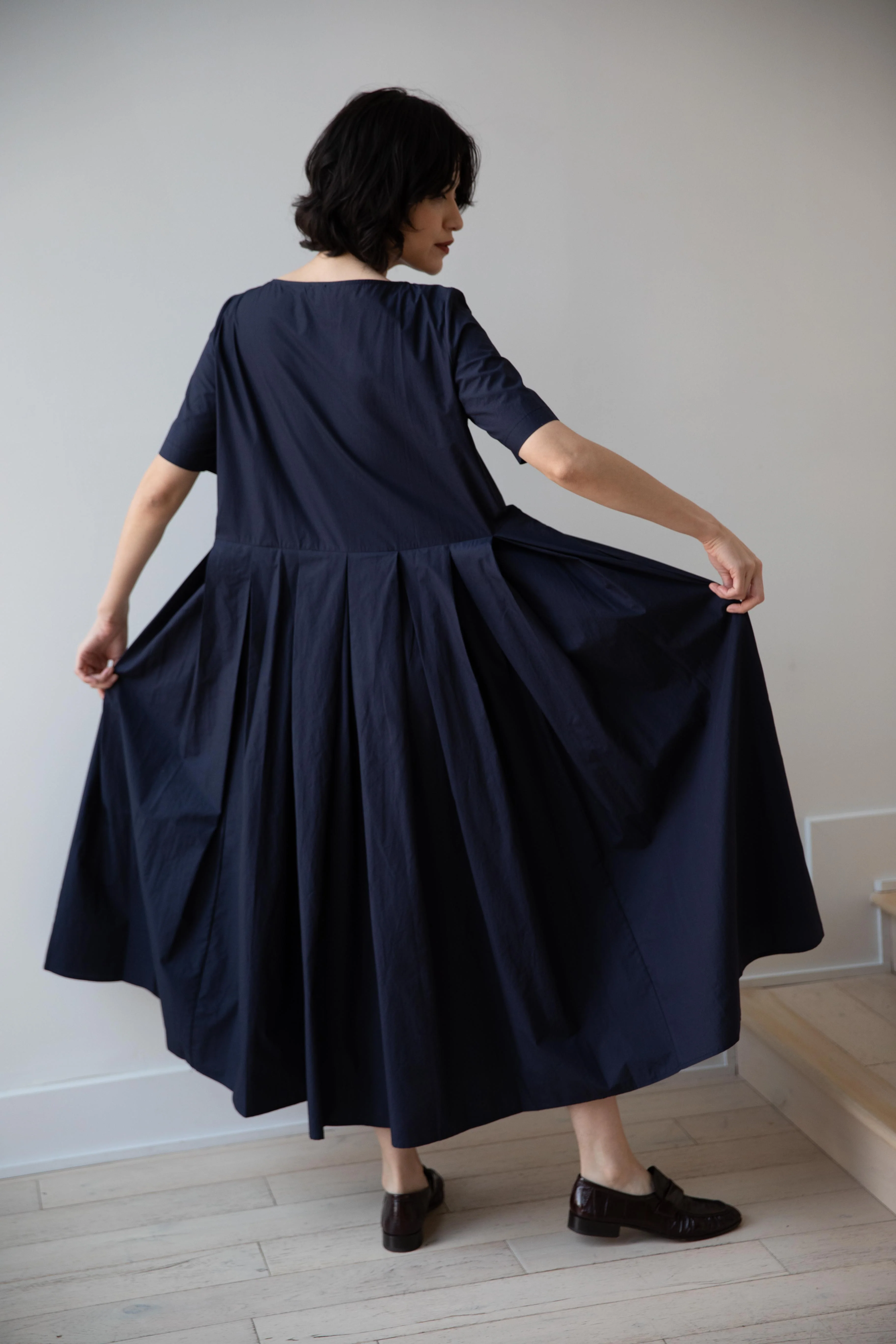 Apuntob | Pleated Dress in Abyss - Image 22