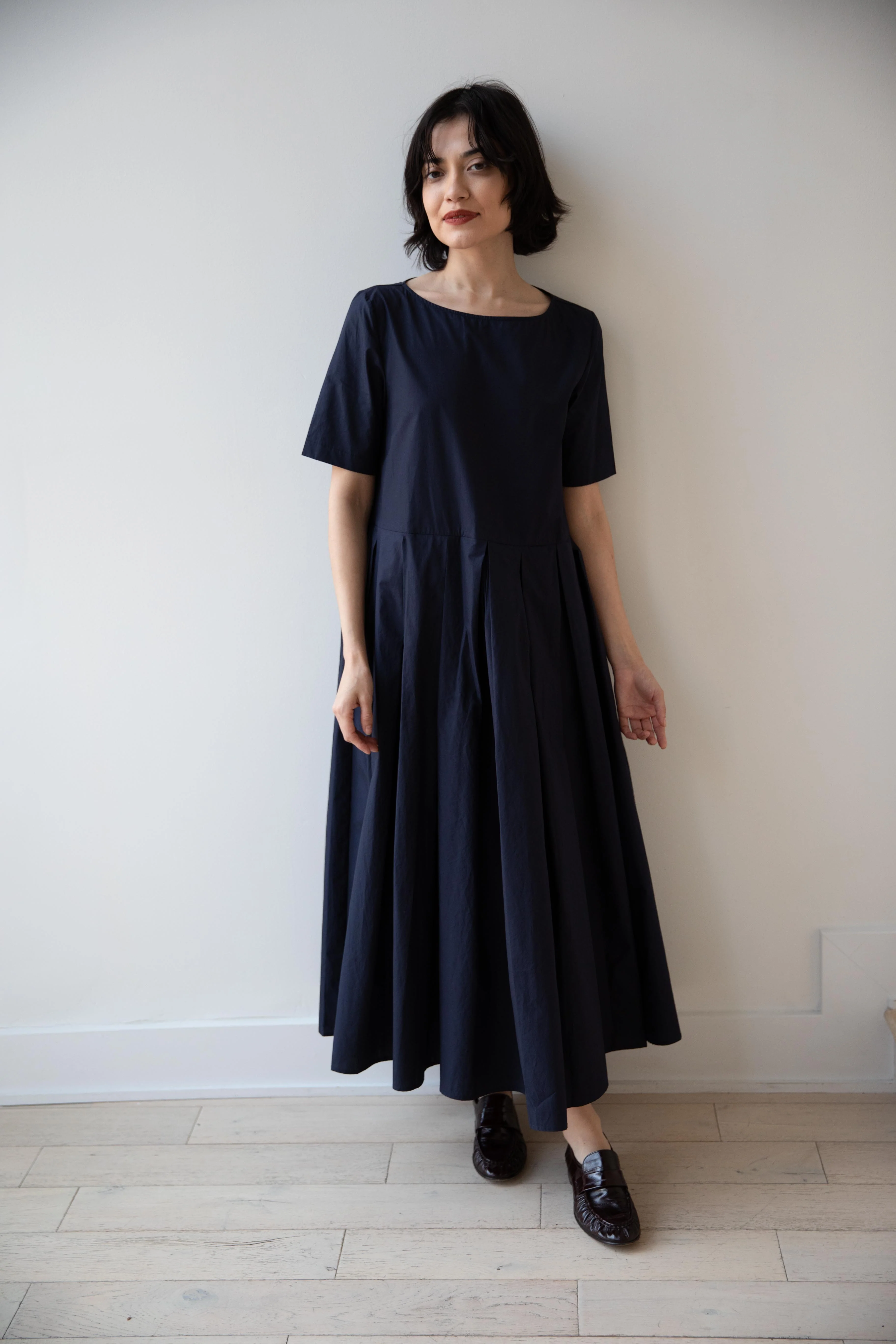Apuntob | Pleated Dress in Abyss - Image 27