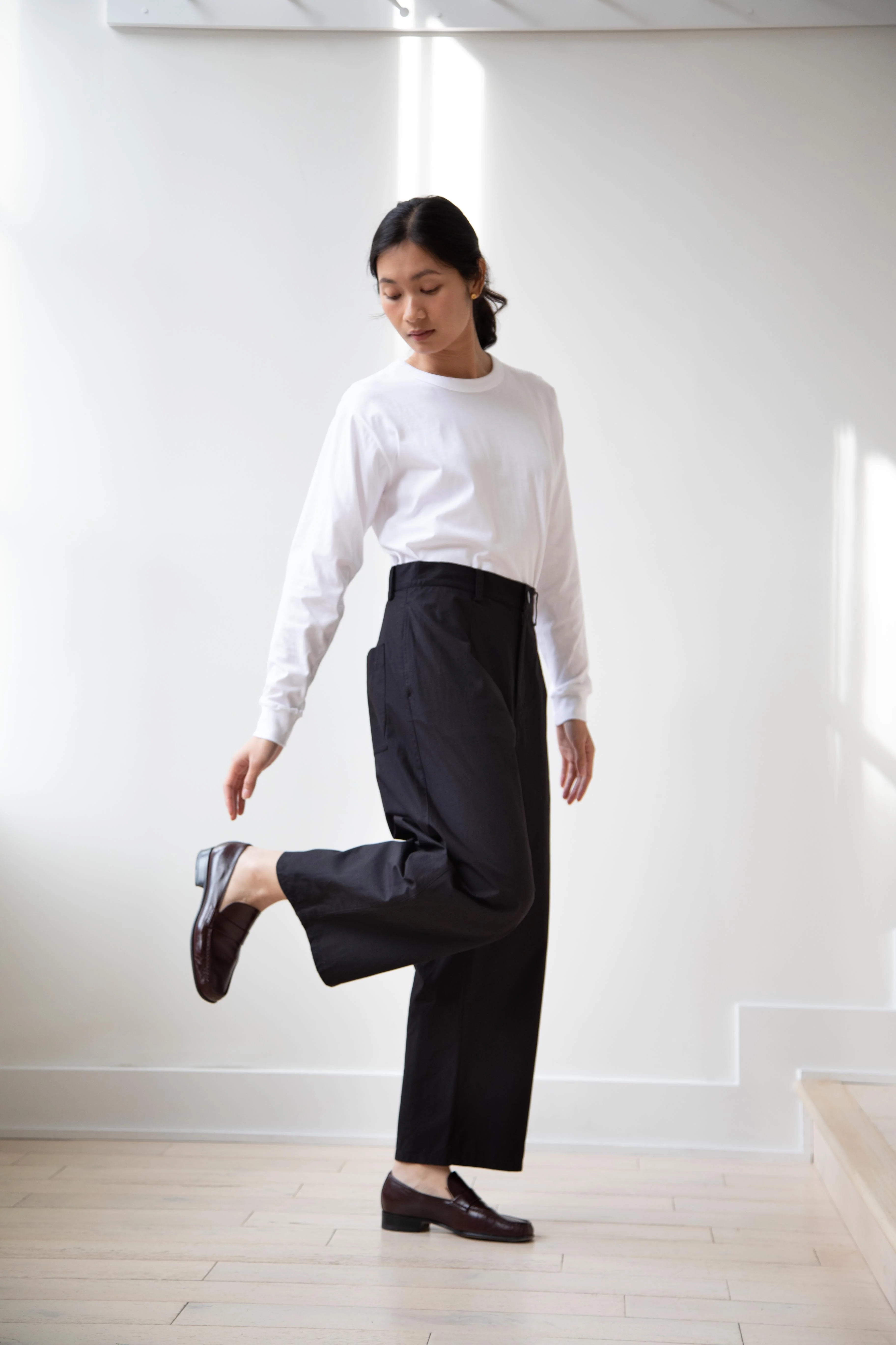 Armen | Cotton Jersey Crew Neck in White - Image 15