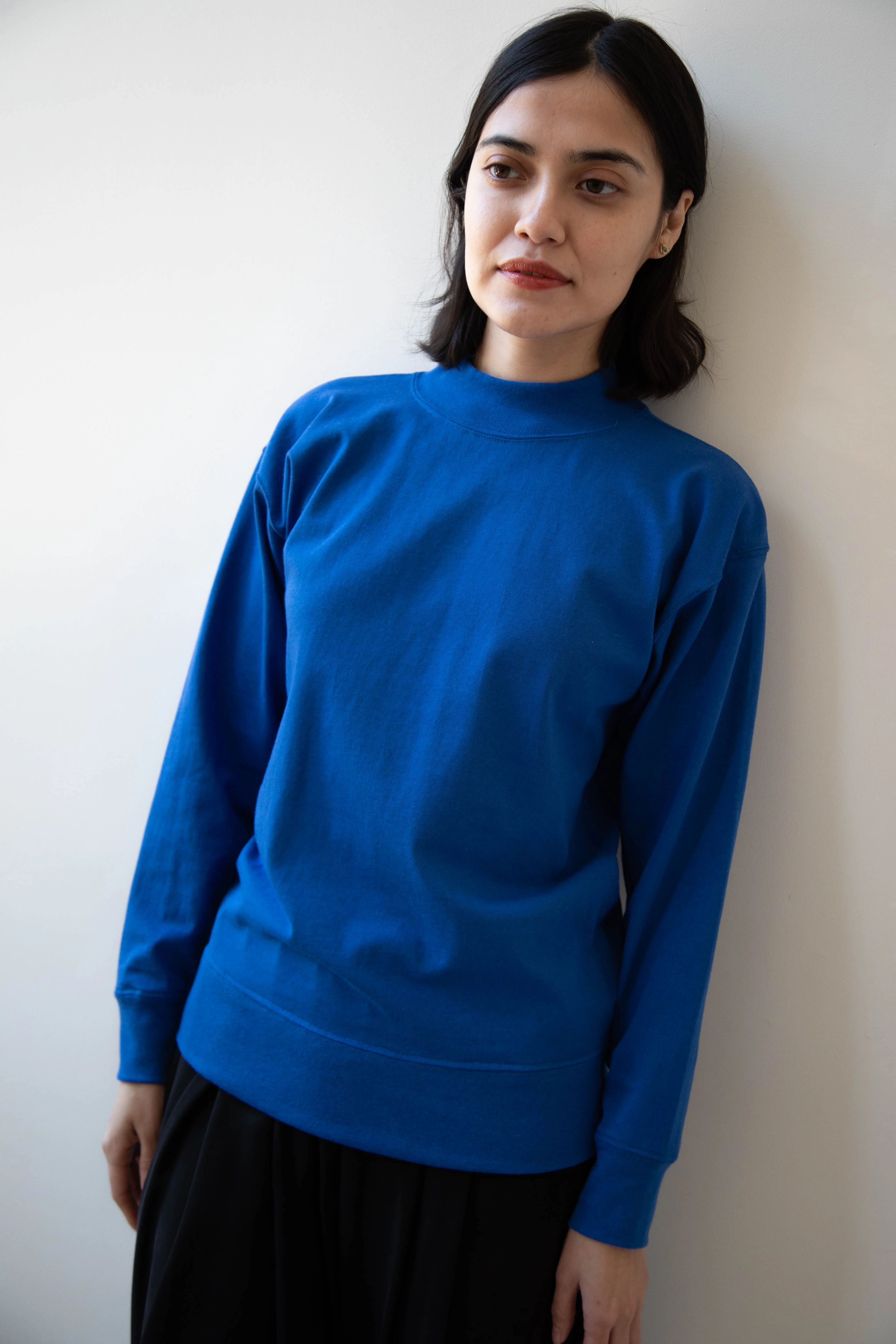 Armen | Mock Neck Long Sleeve in Cobalt - Image 3