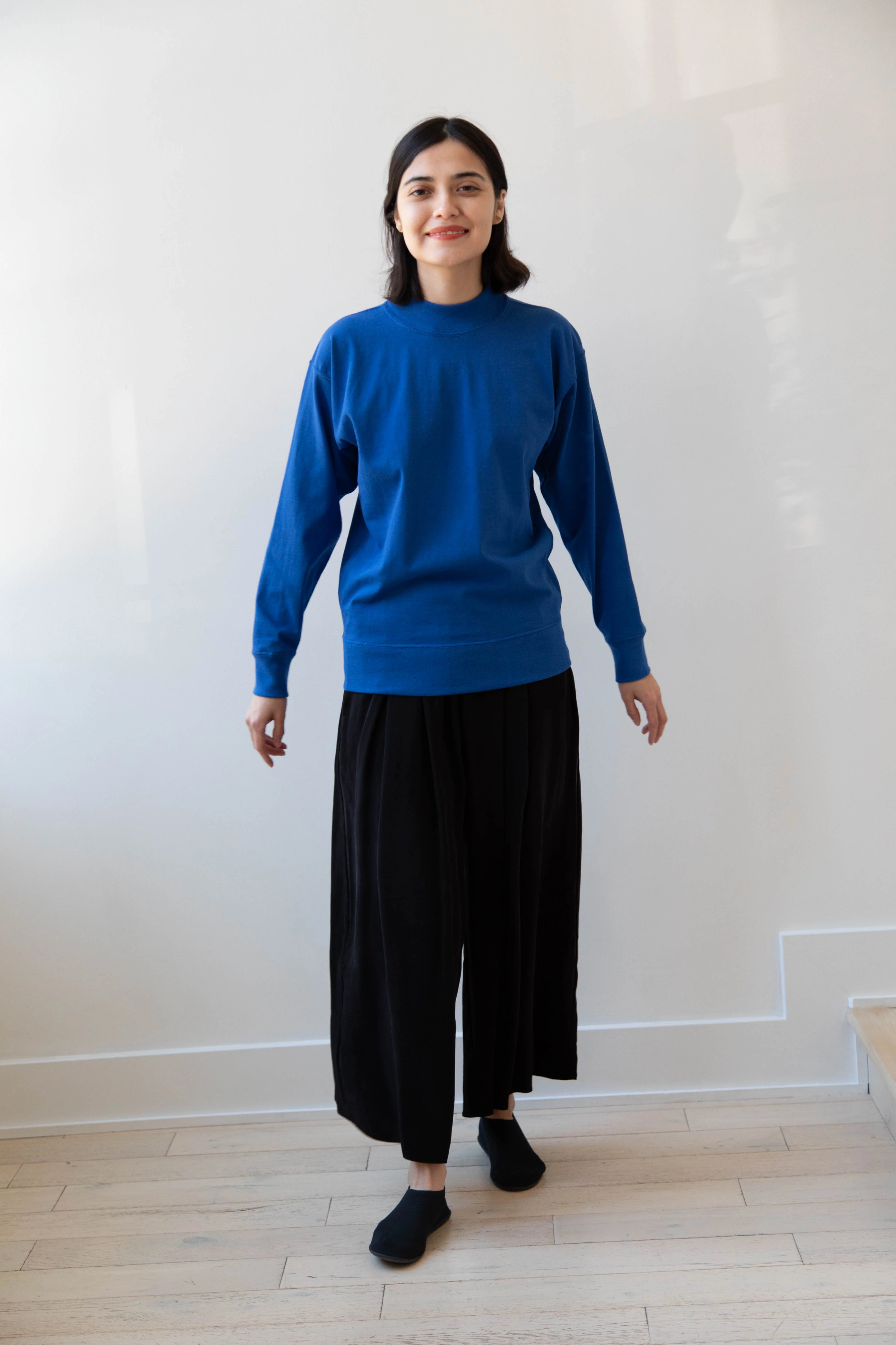 Armen | Mock Neck Long Sleeve in Cobalt - Image 9