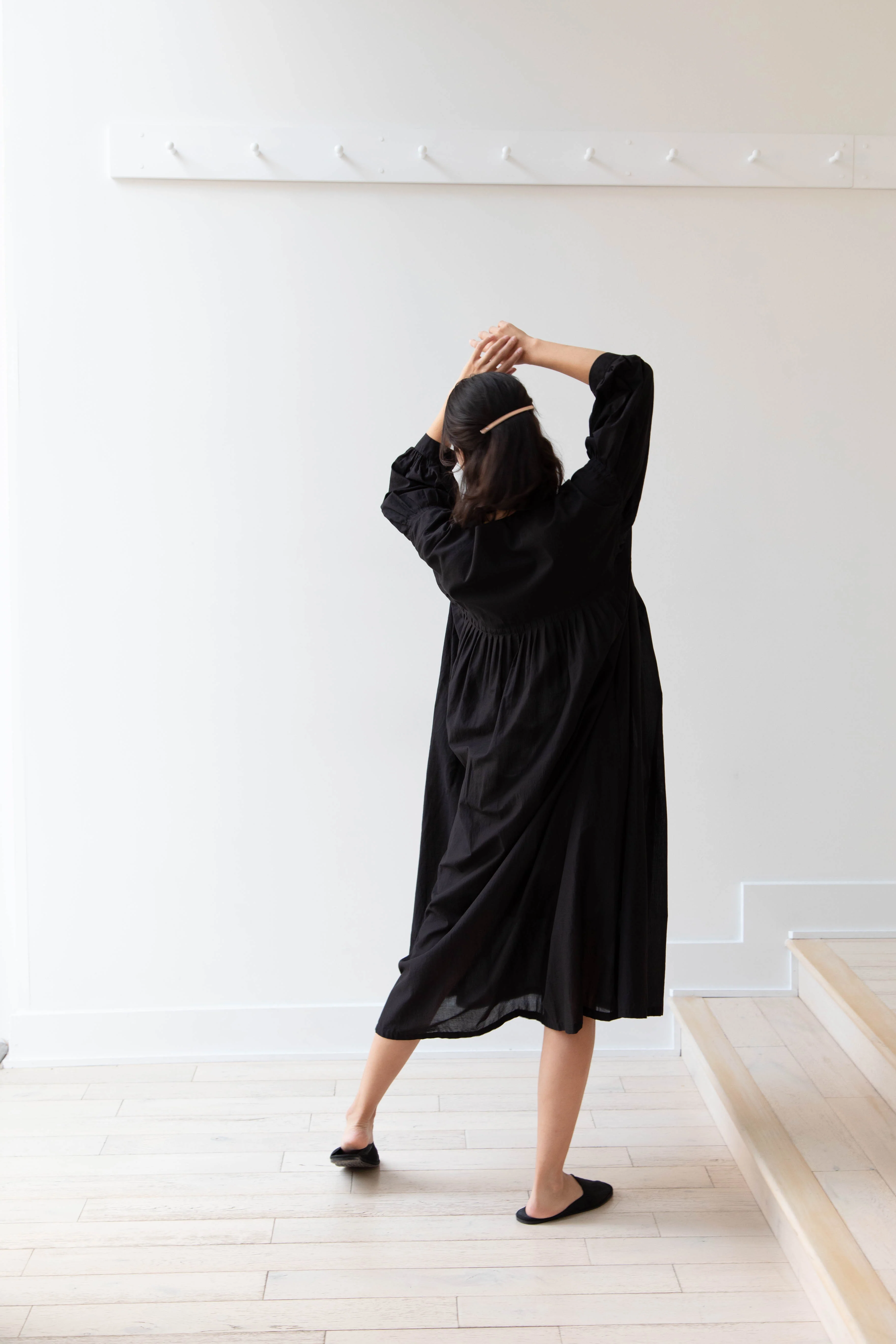 Arts & Science | Around Tuck Dress in Black - Image 22