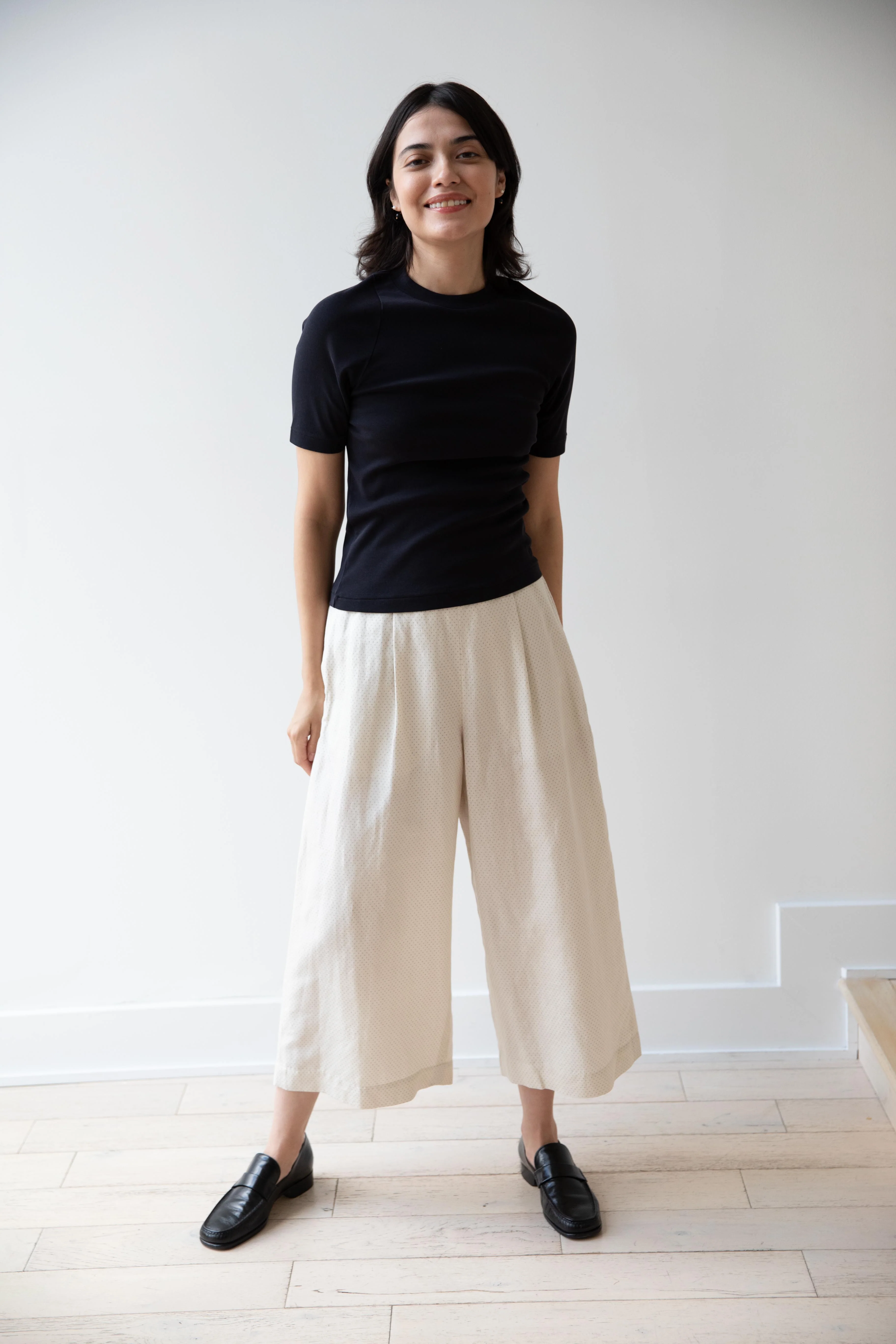Arts & Science | Buck Tuck Easy Wide Pants in Gasuri Ivory - Image 26