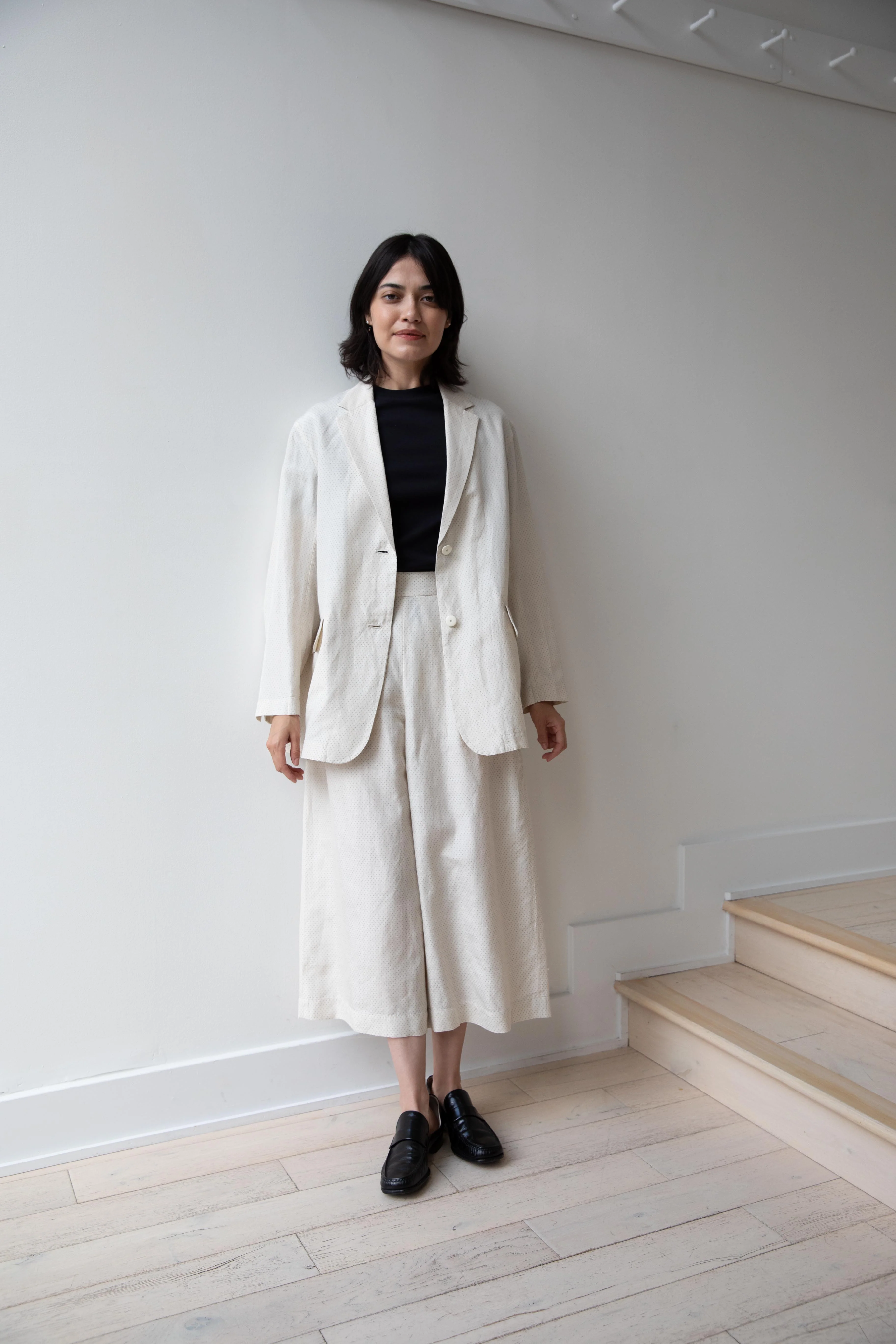 Arts & Science | Loose Fit Jacket Gasuri Ivory - Image 8