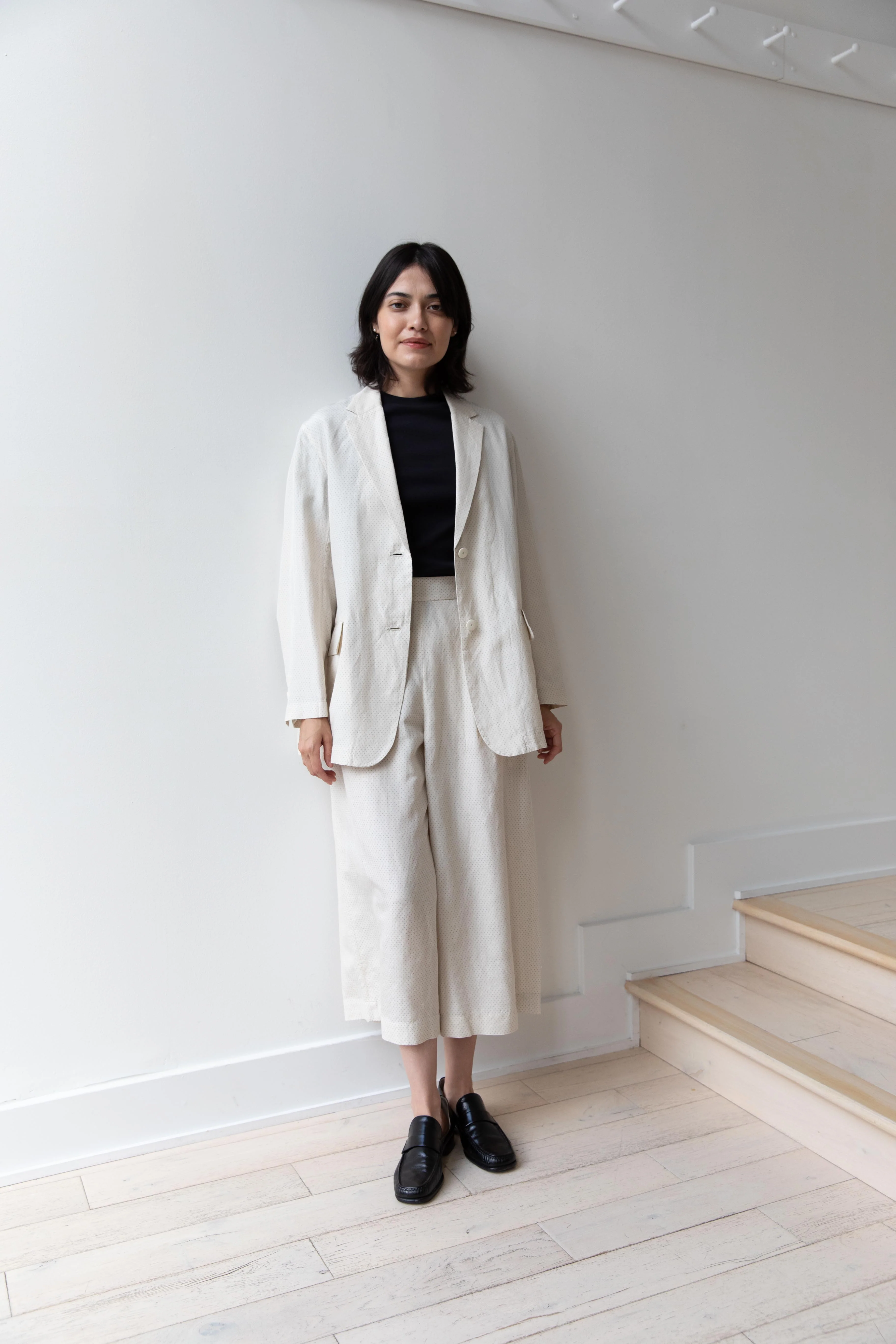 Arts & Science | Loose Fit Jacket Gasuri Ivory - Image 9