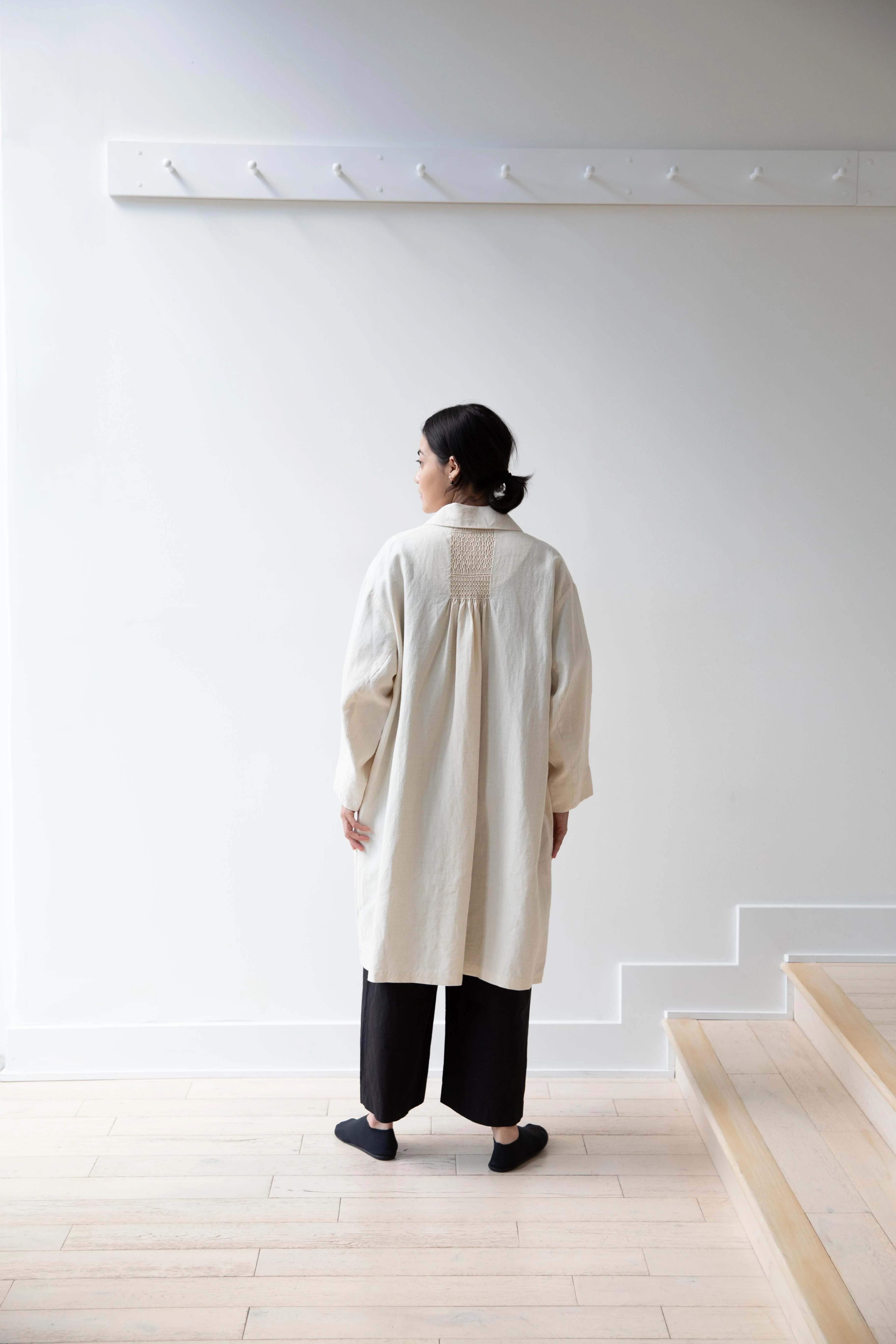 Arts & Science | Bulky Tailored Coat in Natural - Image 18