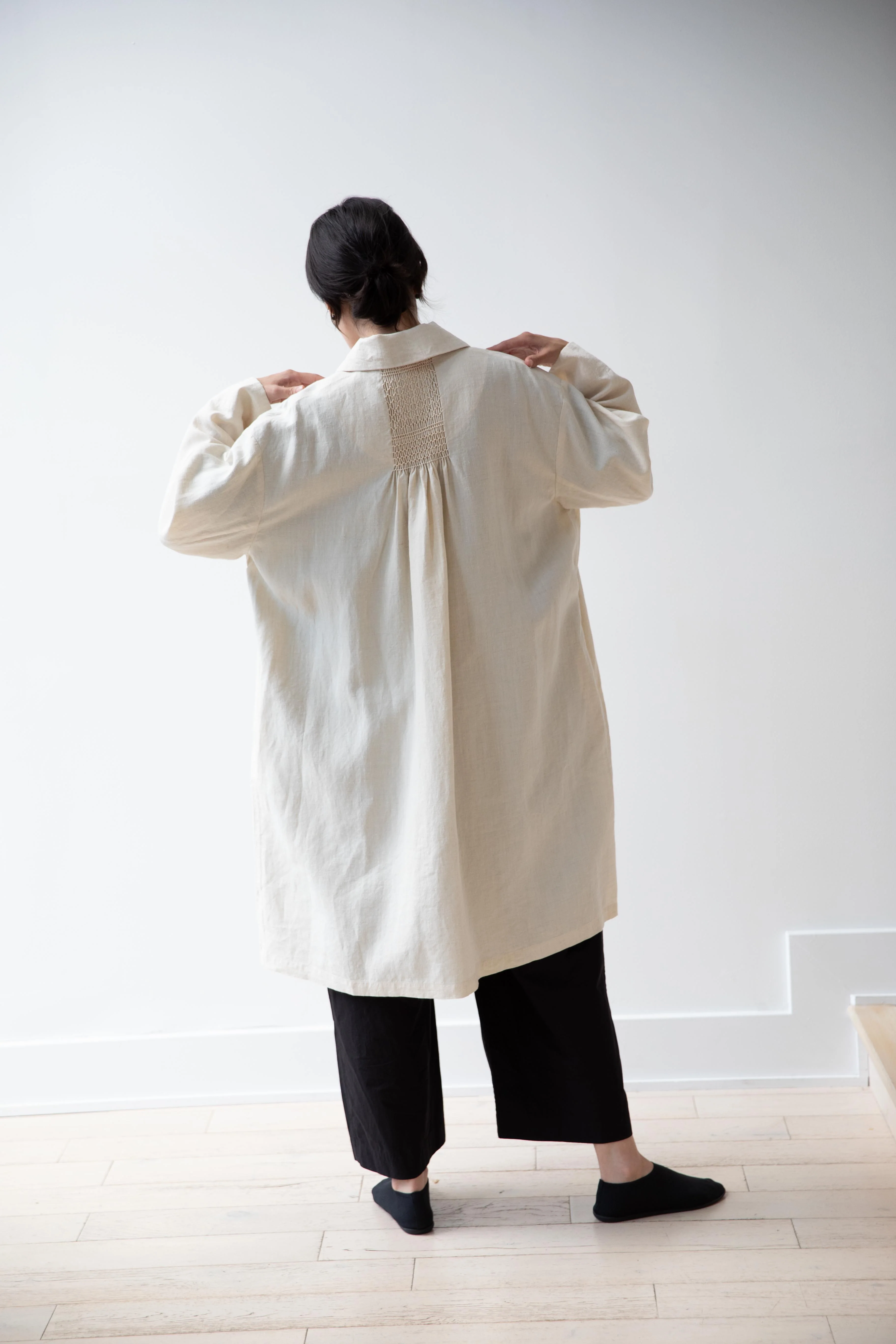 Arts & Science | Bulky Tailored Coat in Natural - Image 22