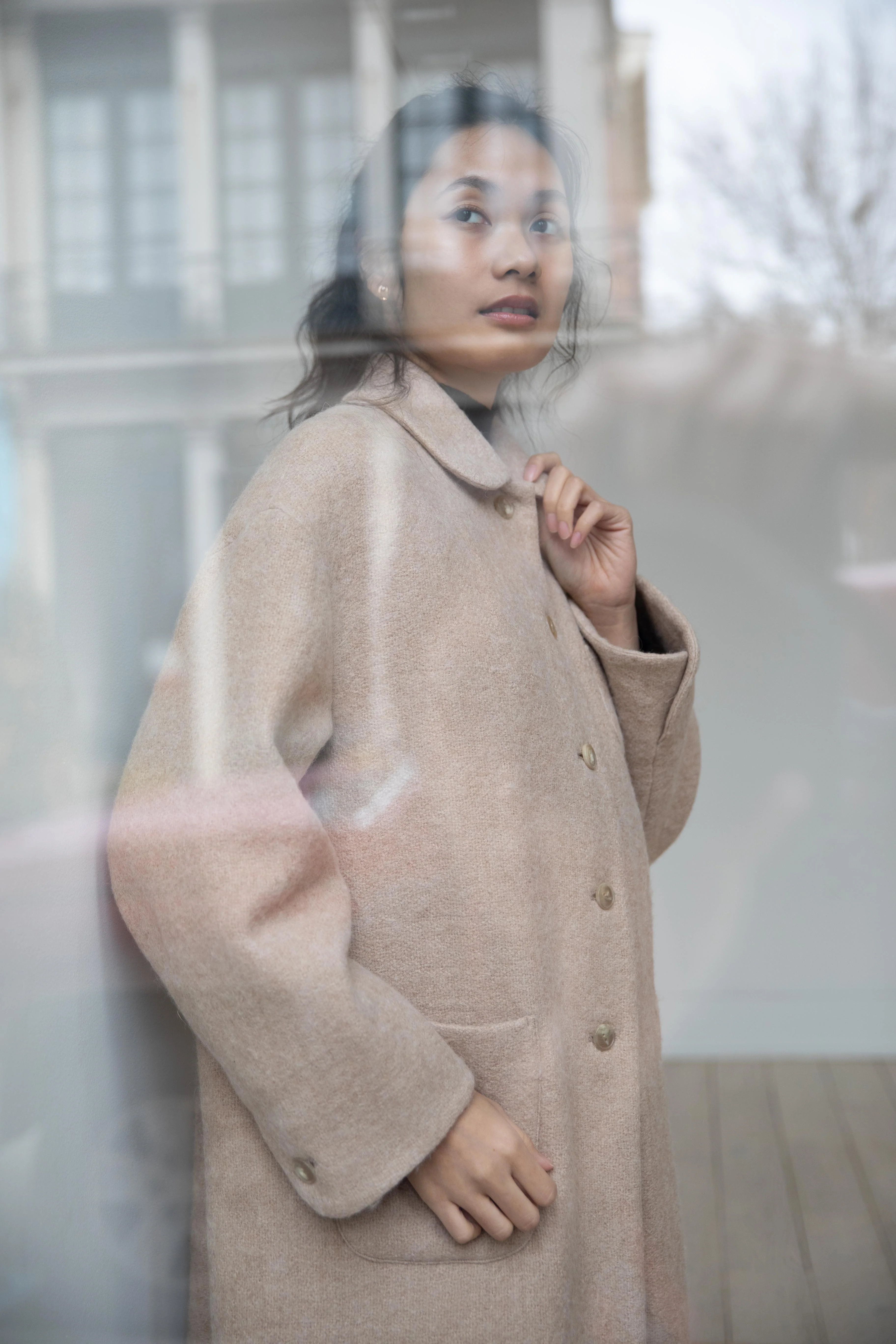 Arts & Science | Coverall Coat in Natural - Image 45